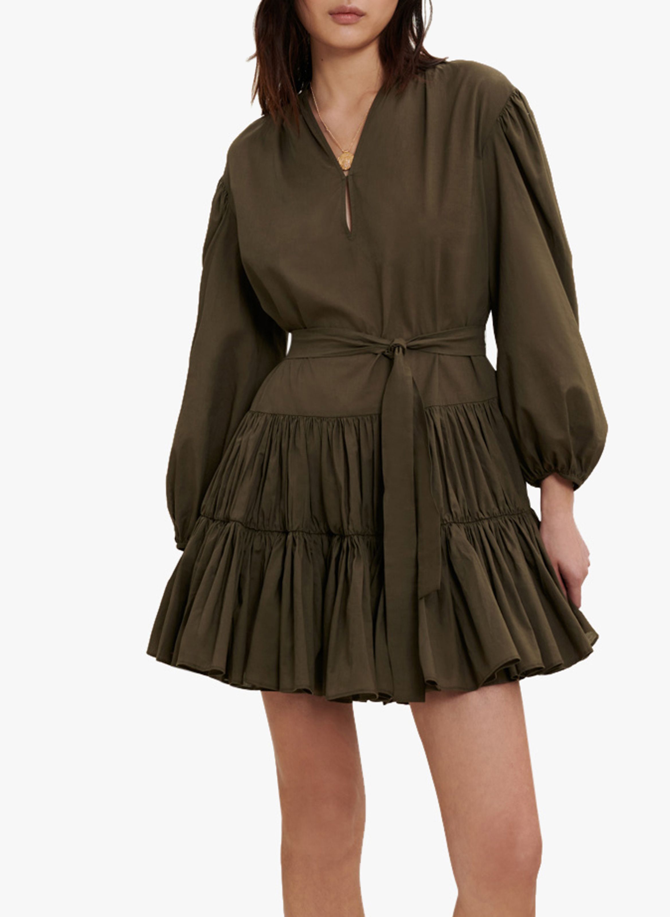 maje khaki dress