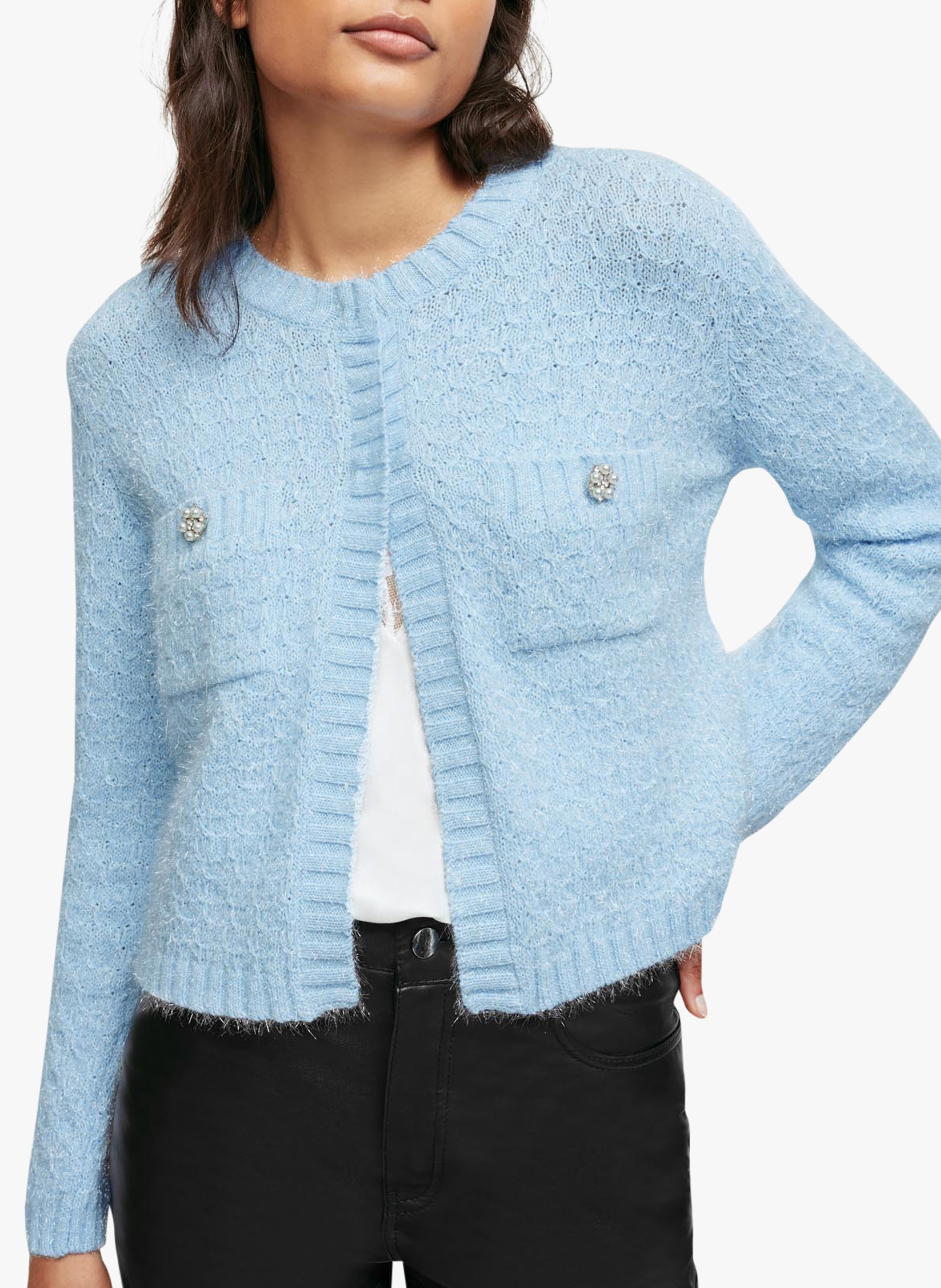 short knitted jacket