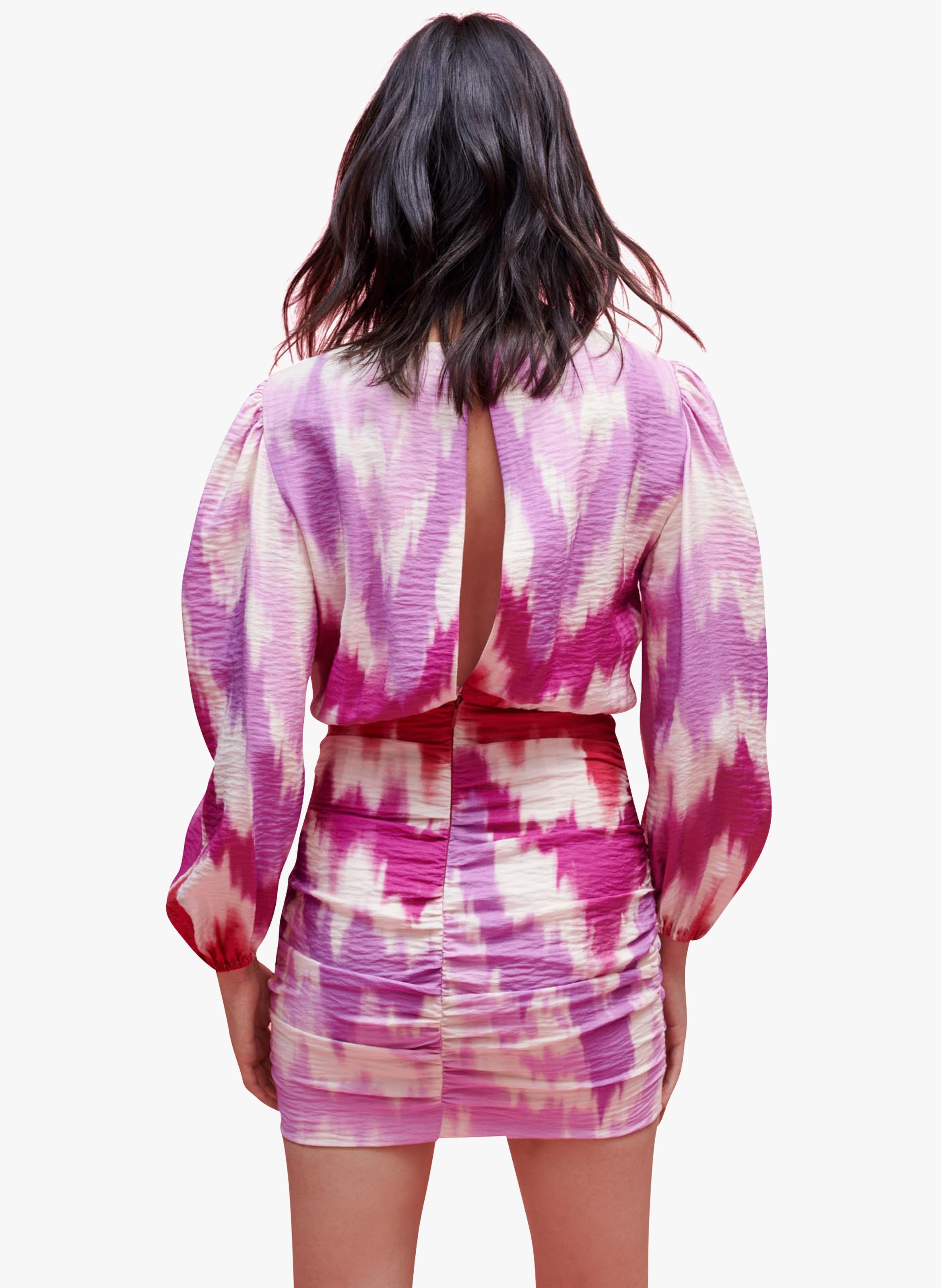 maje tie dye dress