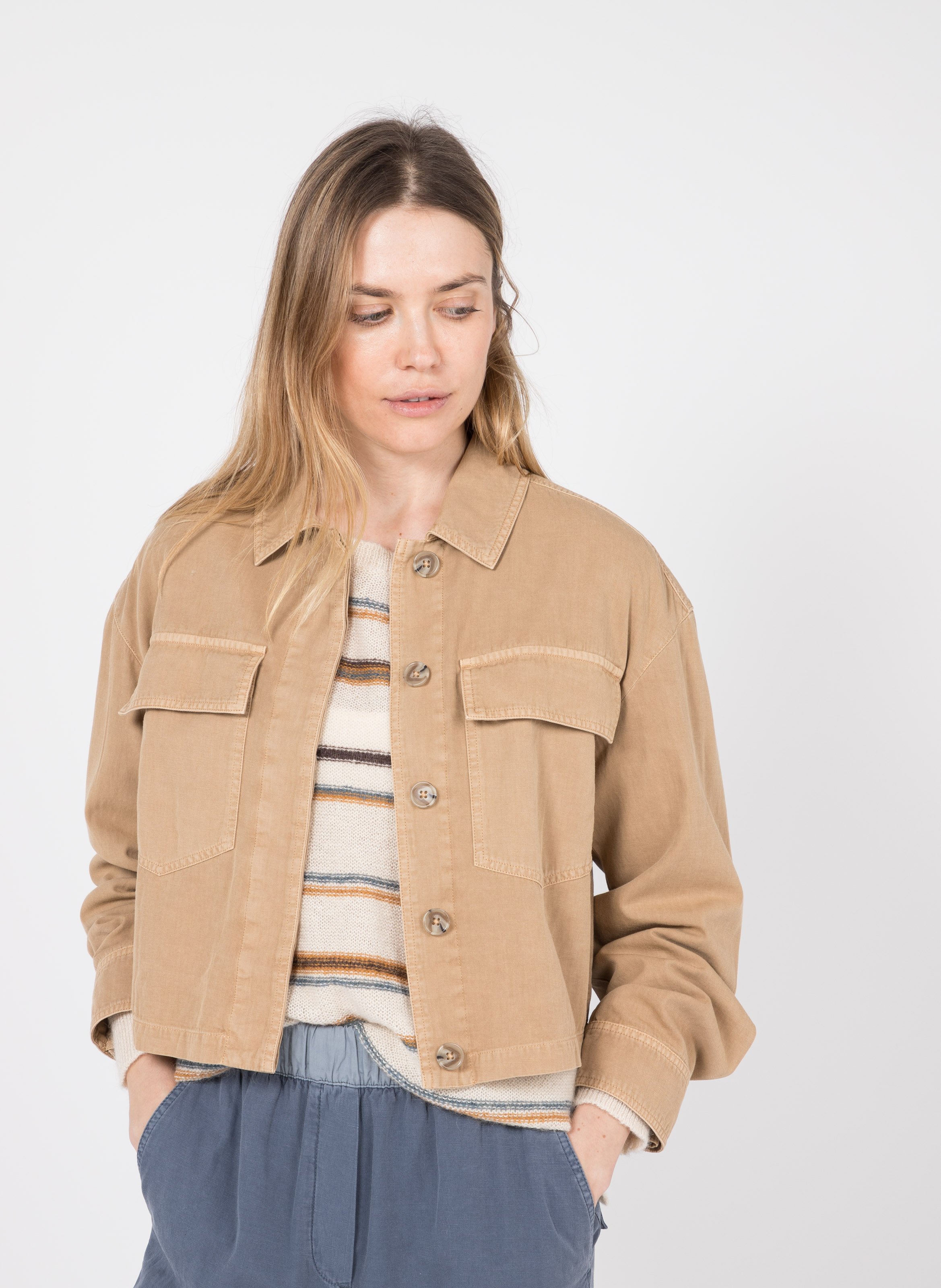 Organic Cotton And Linen Shirt 