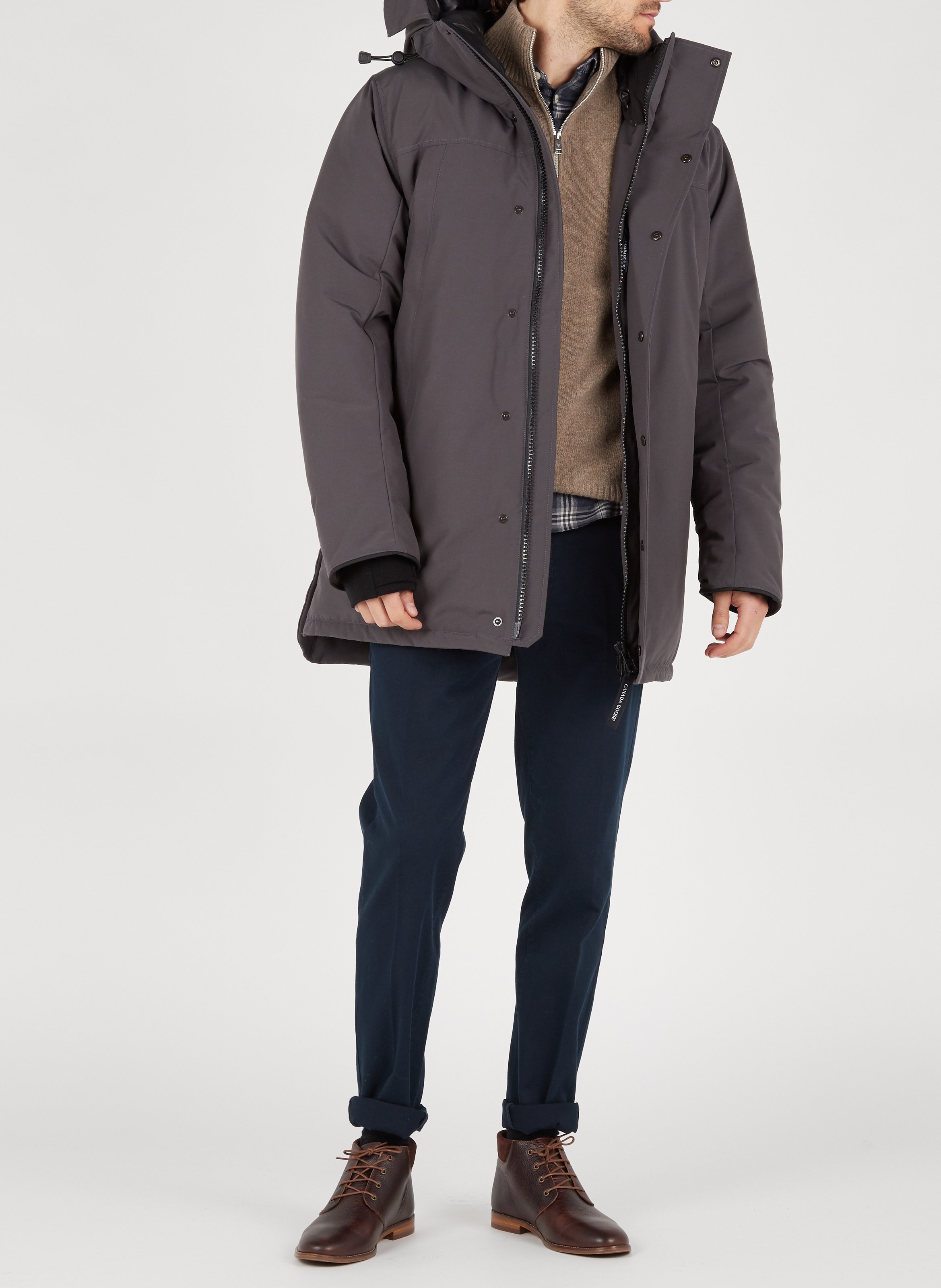 mens canvas parka jacket
