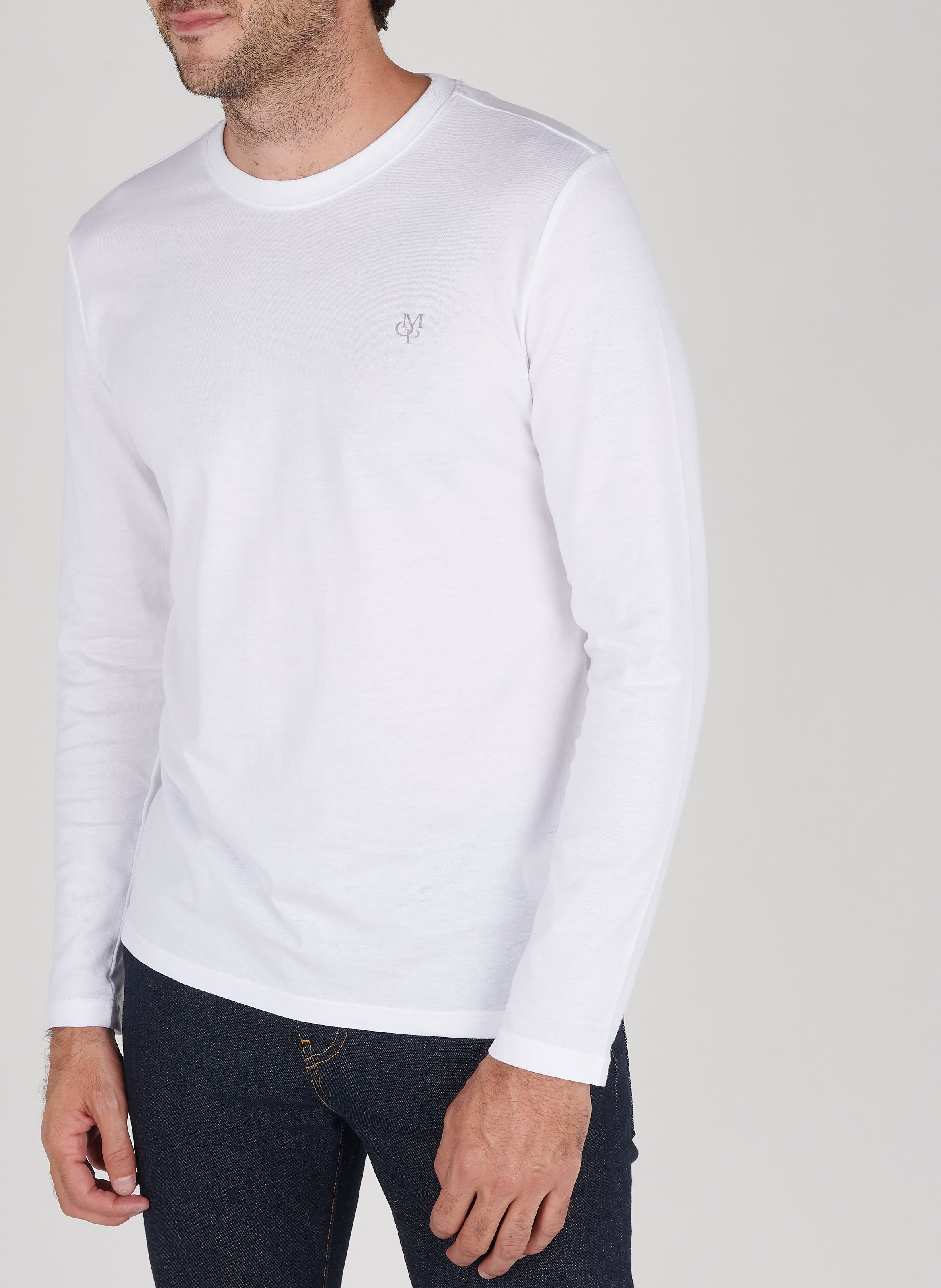 white t shirt mens slim fit