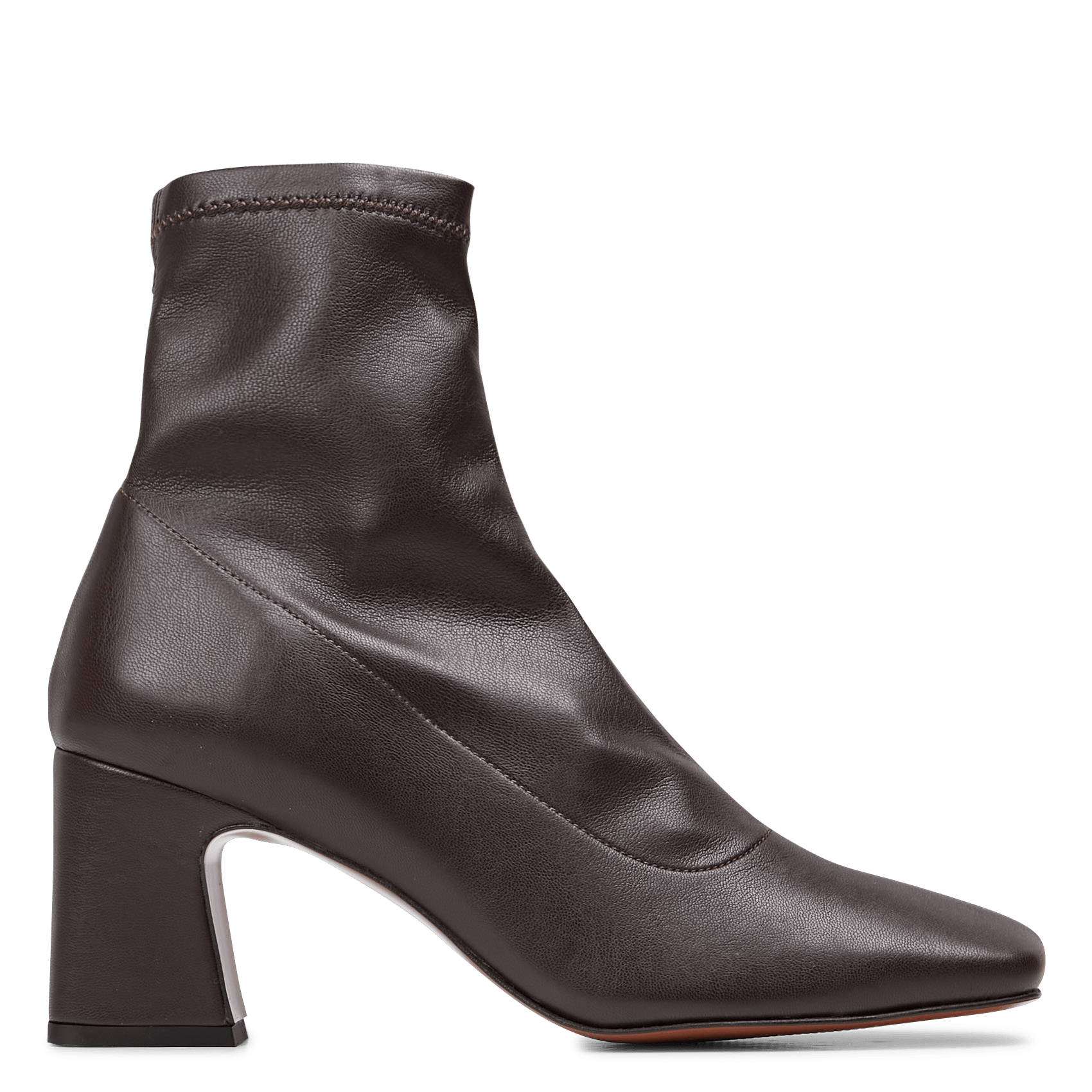 Heeled leather mid-calf boots MELLOW YELLOW