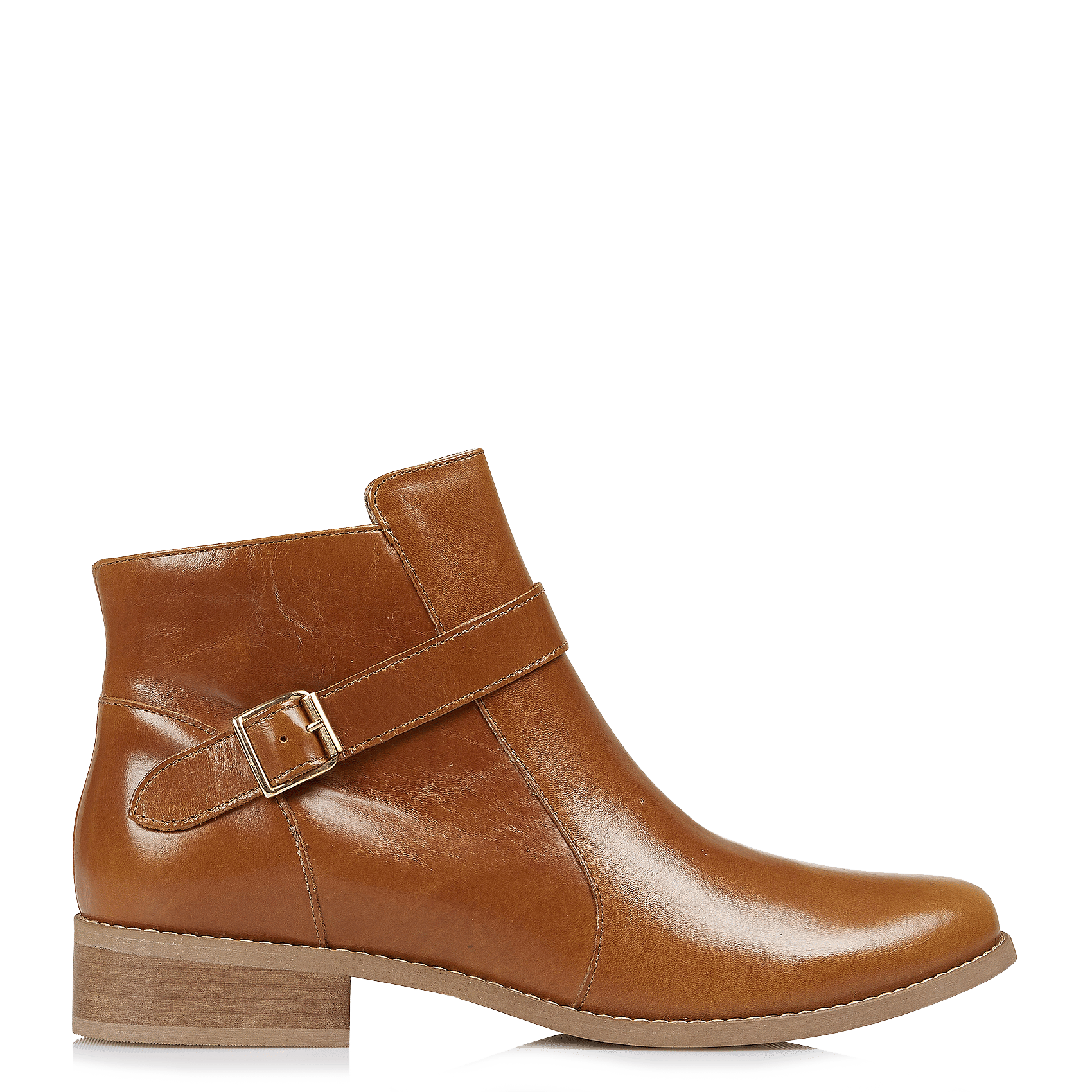 Post low leather boots MELLOW YELLOW