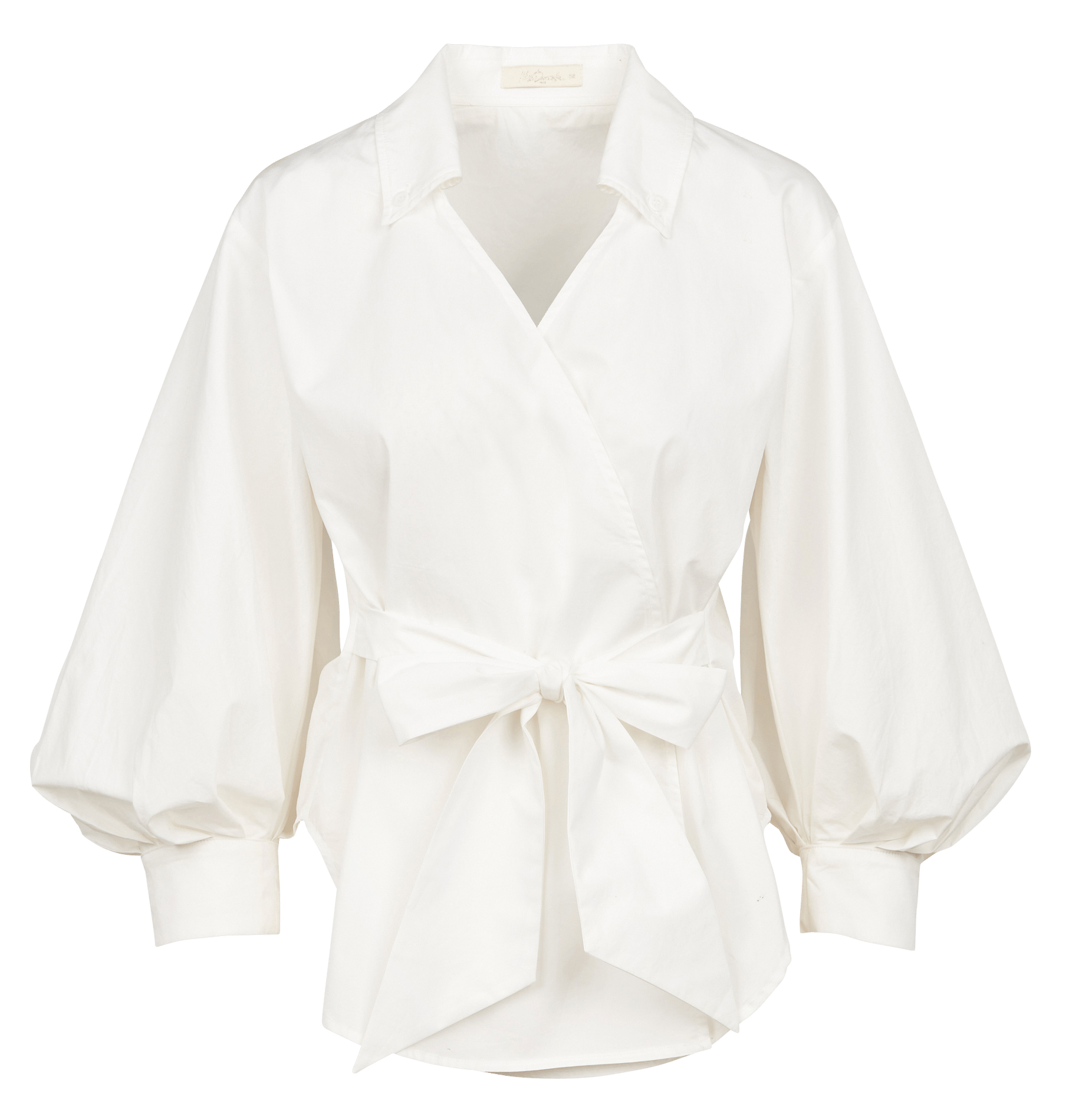 Sale Cotton Wrap Top White Mes 
