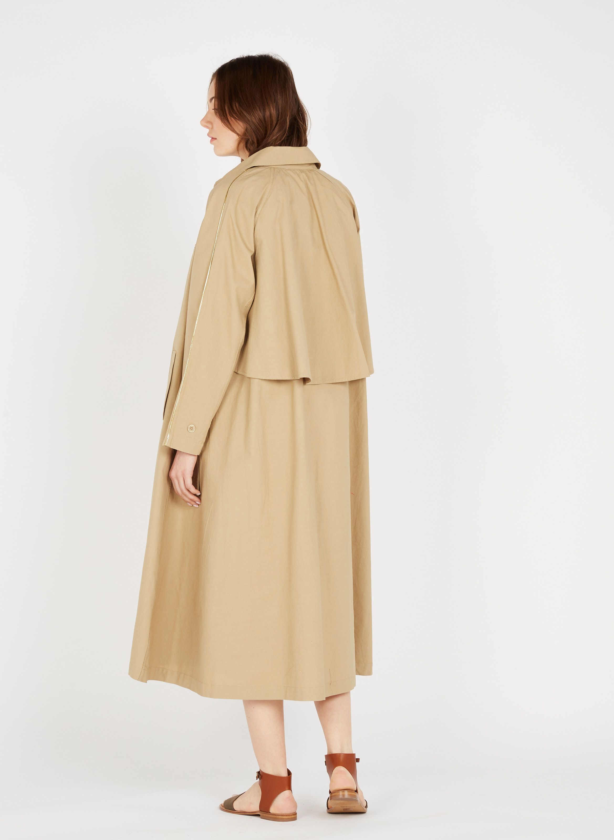 cape trench coat