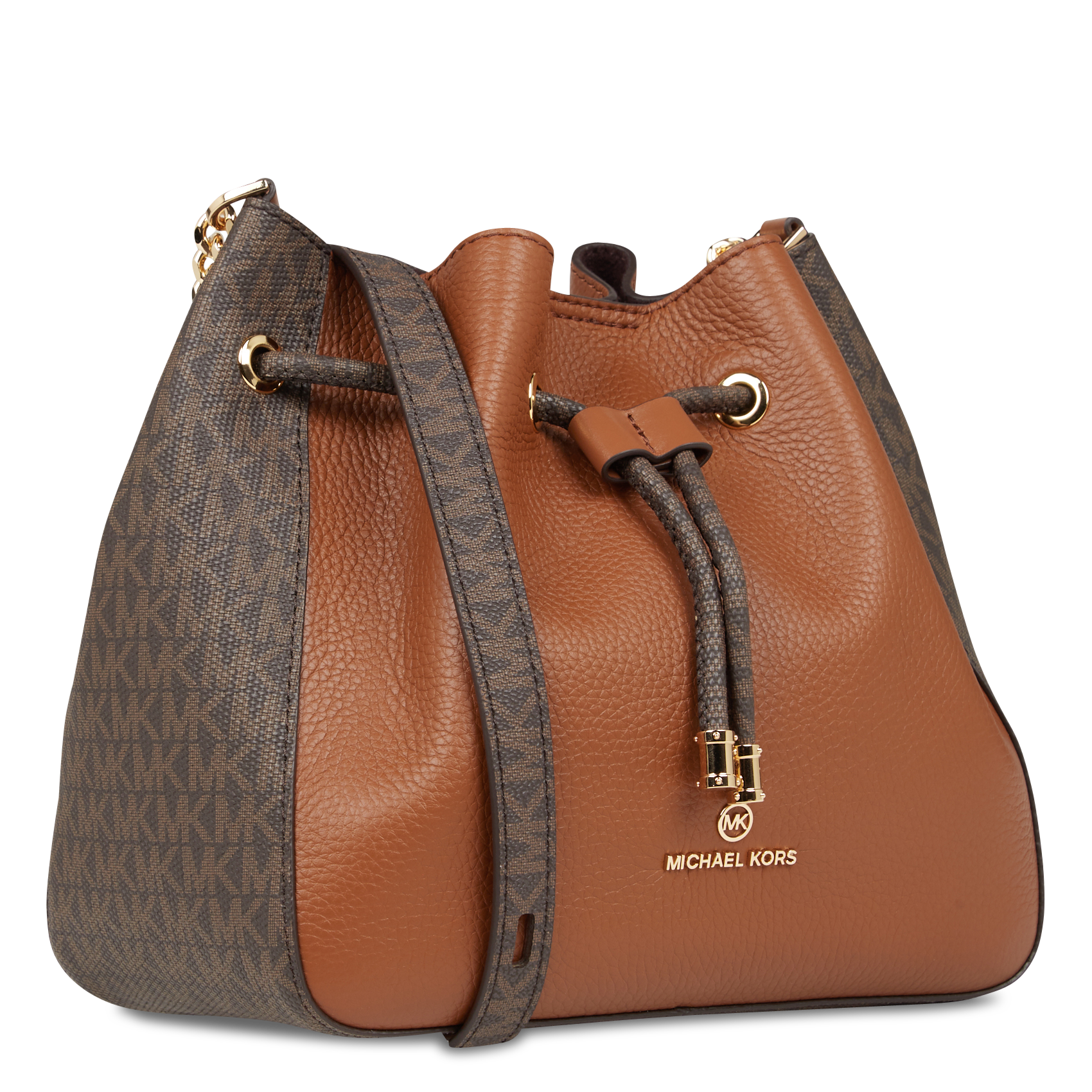 michael kors bucket bag brown