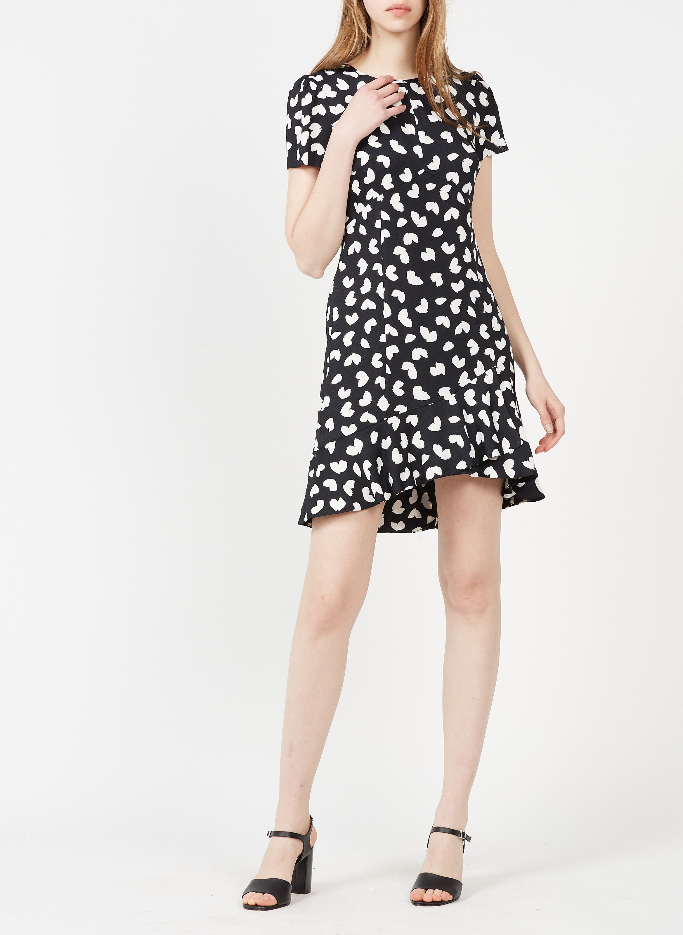 michael kors heart print dress