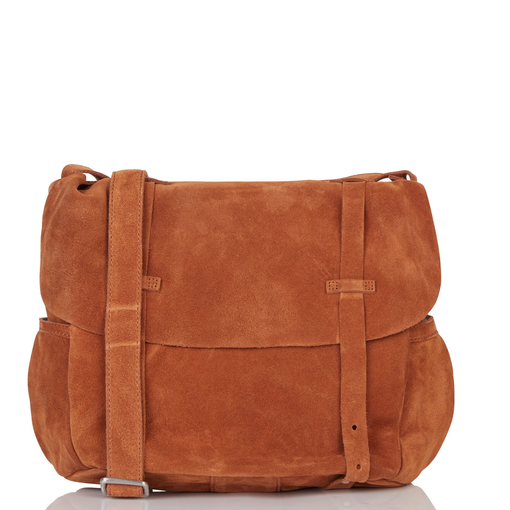 suede messenger bag