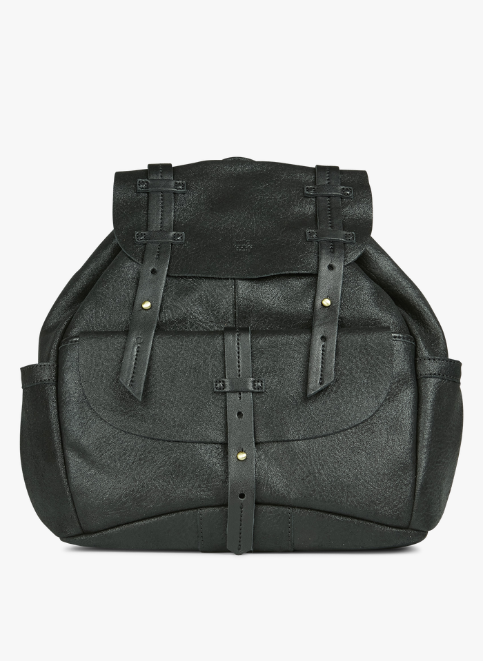 MILA LOUISE Black Leather backpack