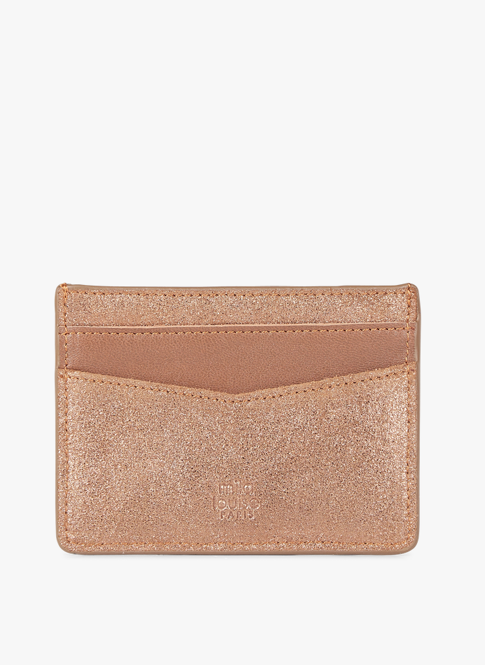 MILA LOUISE Brown Leather card holder