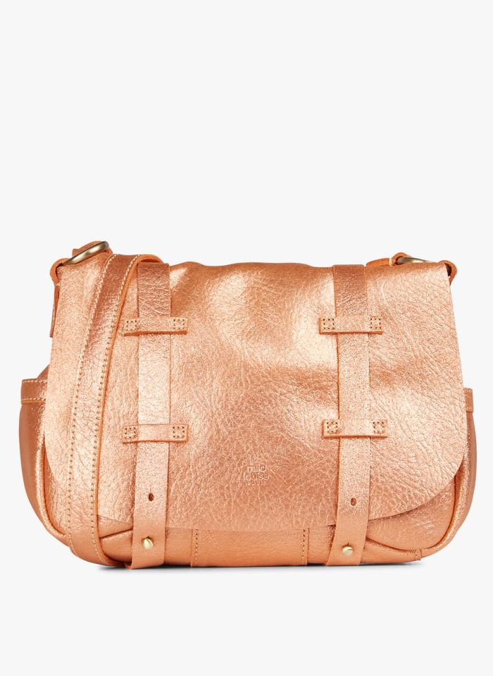 MILA LOUISE Orange Leather shoulder bag