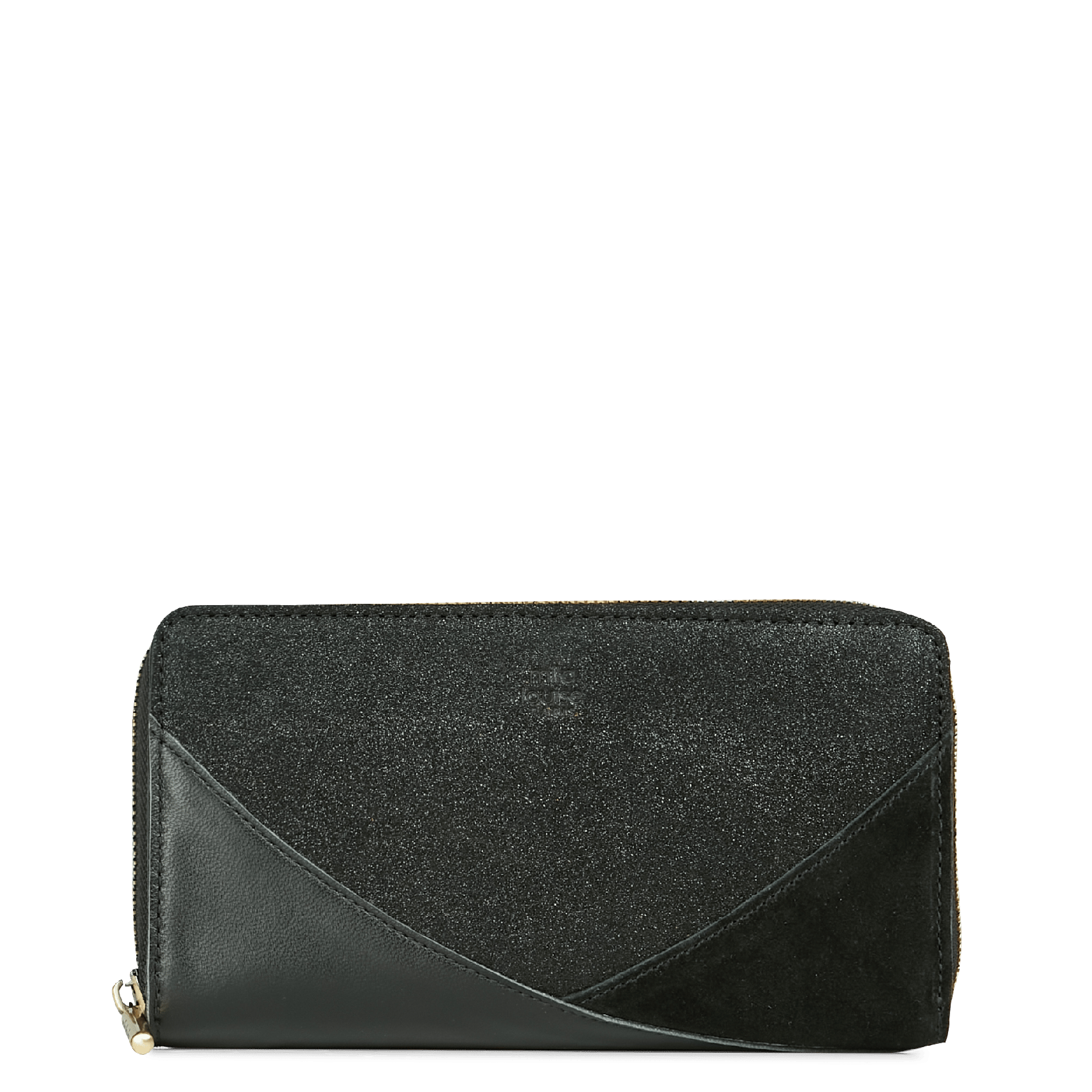 plain black wallet womens