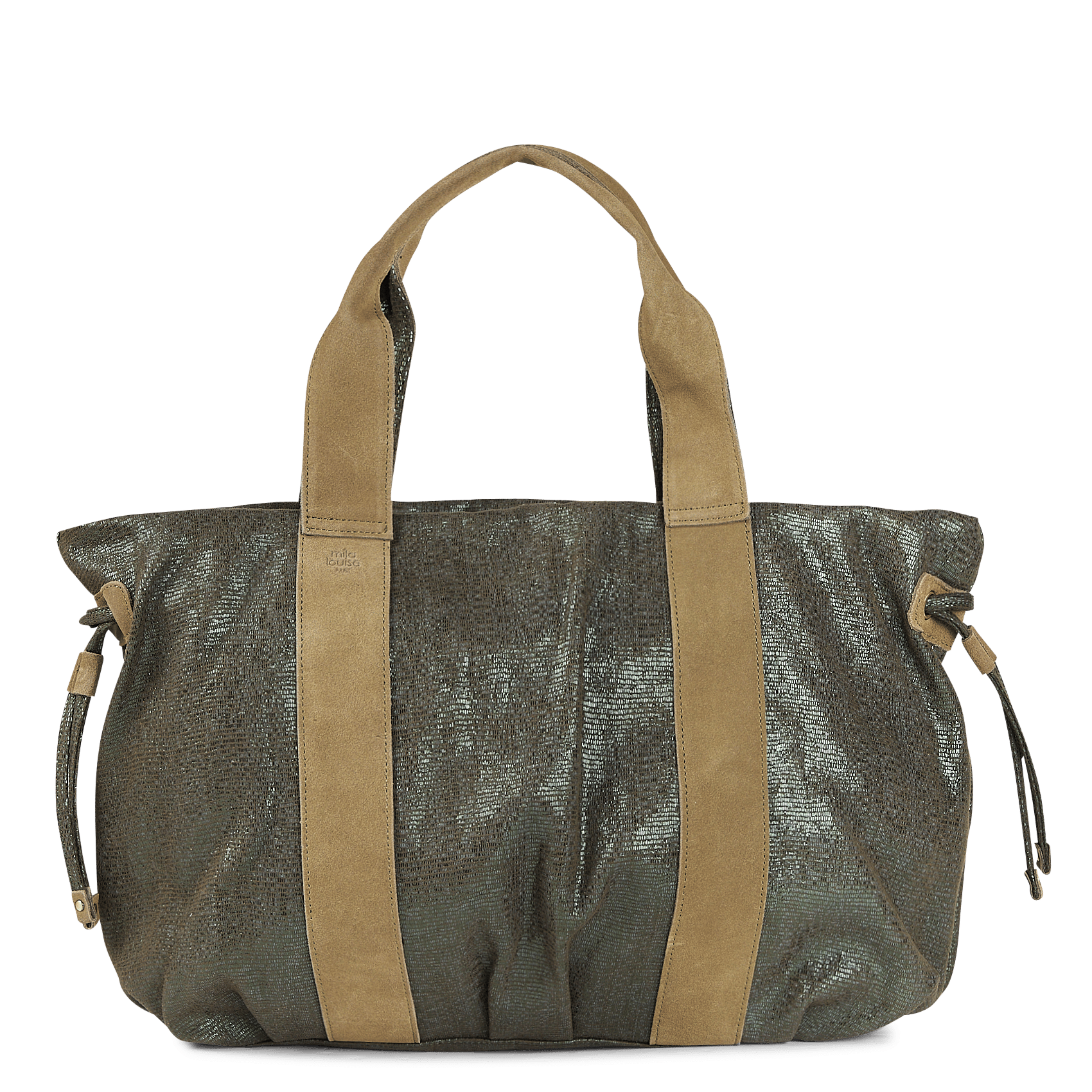 mila leather tote