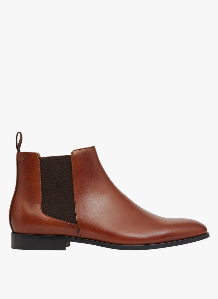 MINELLI Brown Leather ankle boots