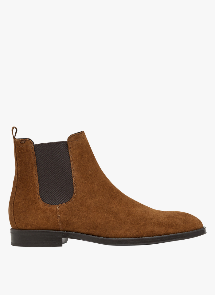 MINELLI Brown Leather Chelsea boots