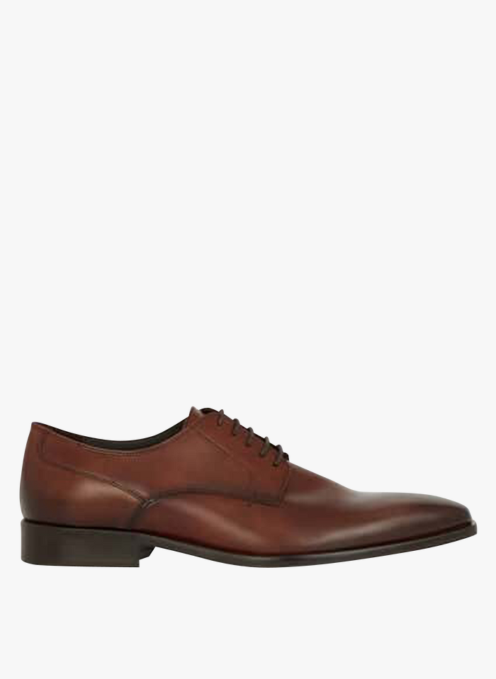 MINELLI Brown Leather Derby shoes