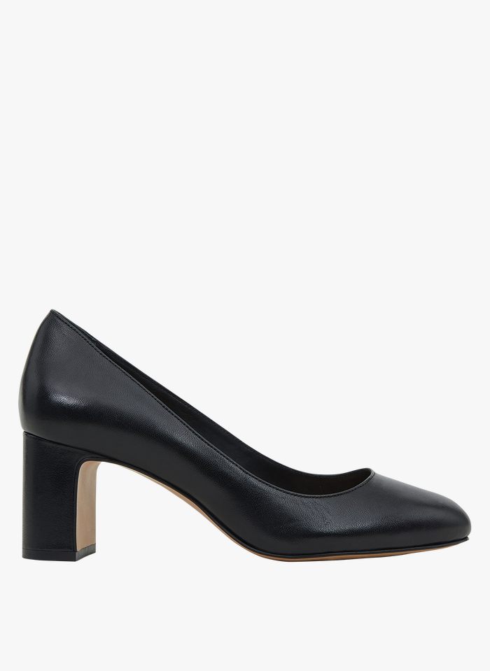 MINELLI Black Leather heels