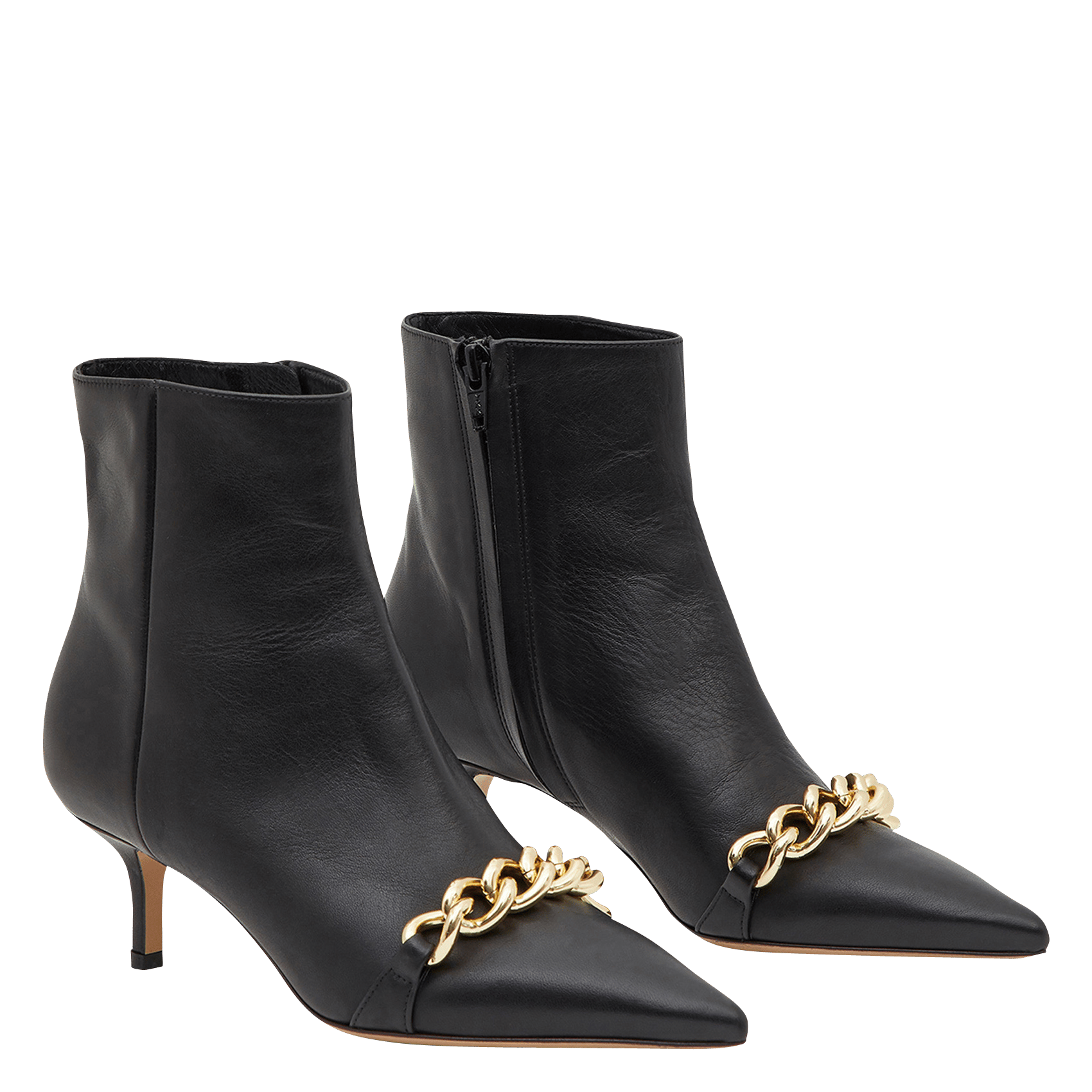 mid calf pointed boots