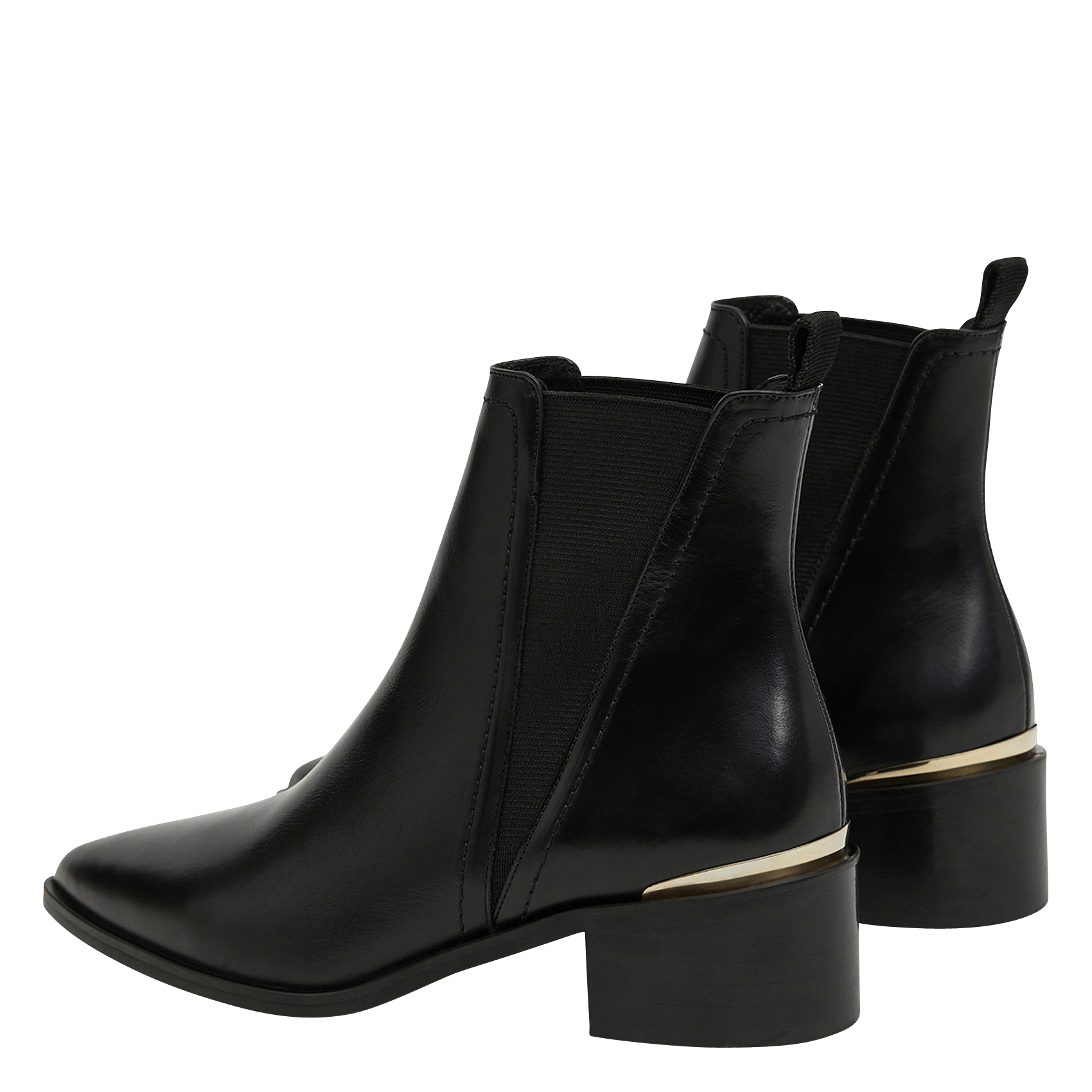 Sale Leather Mid-calf Boots With 