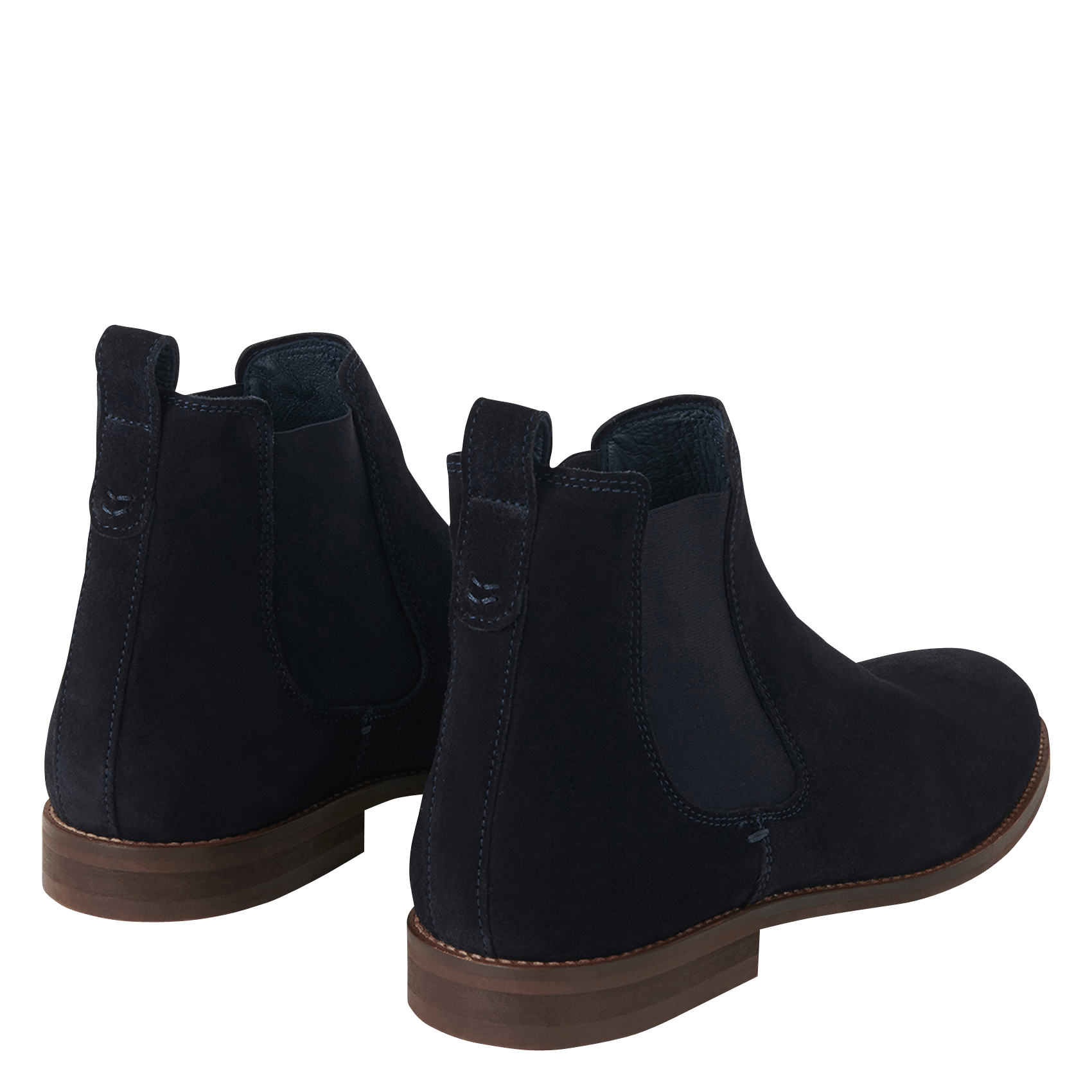 black flat studded ankle boots