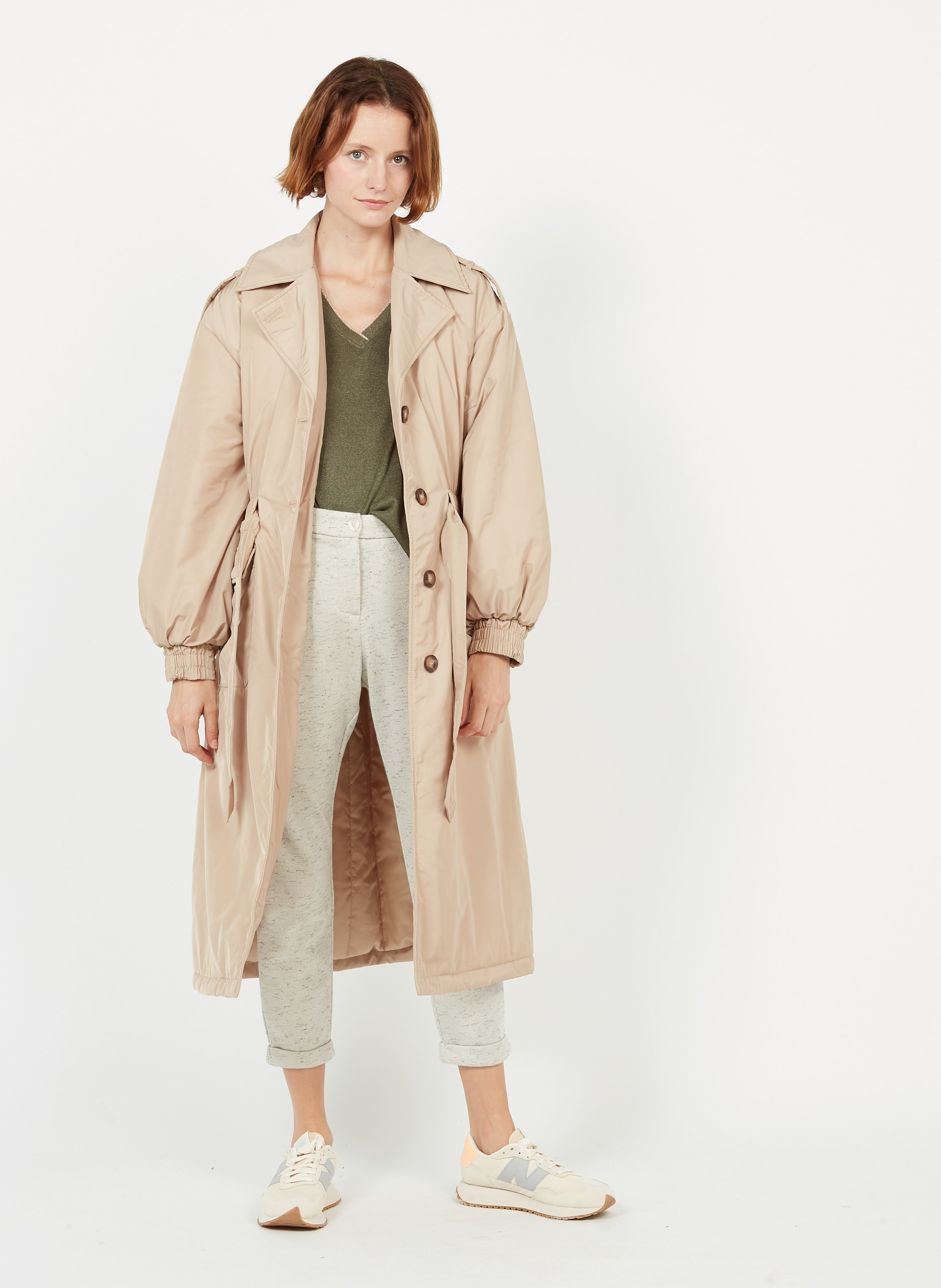 belted trench coat