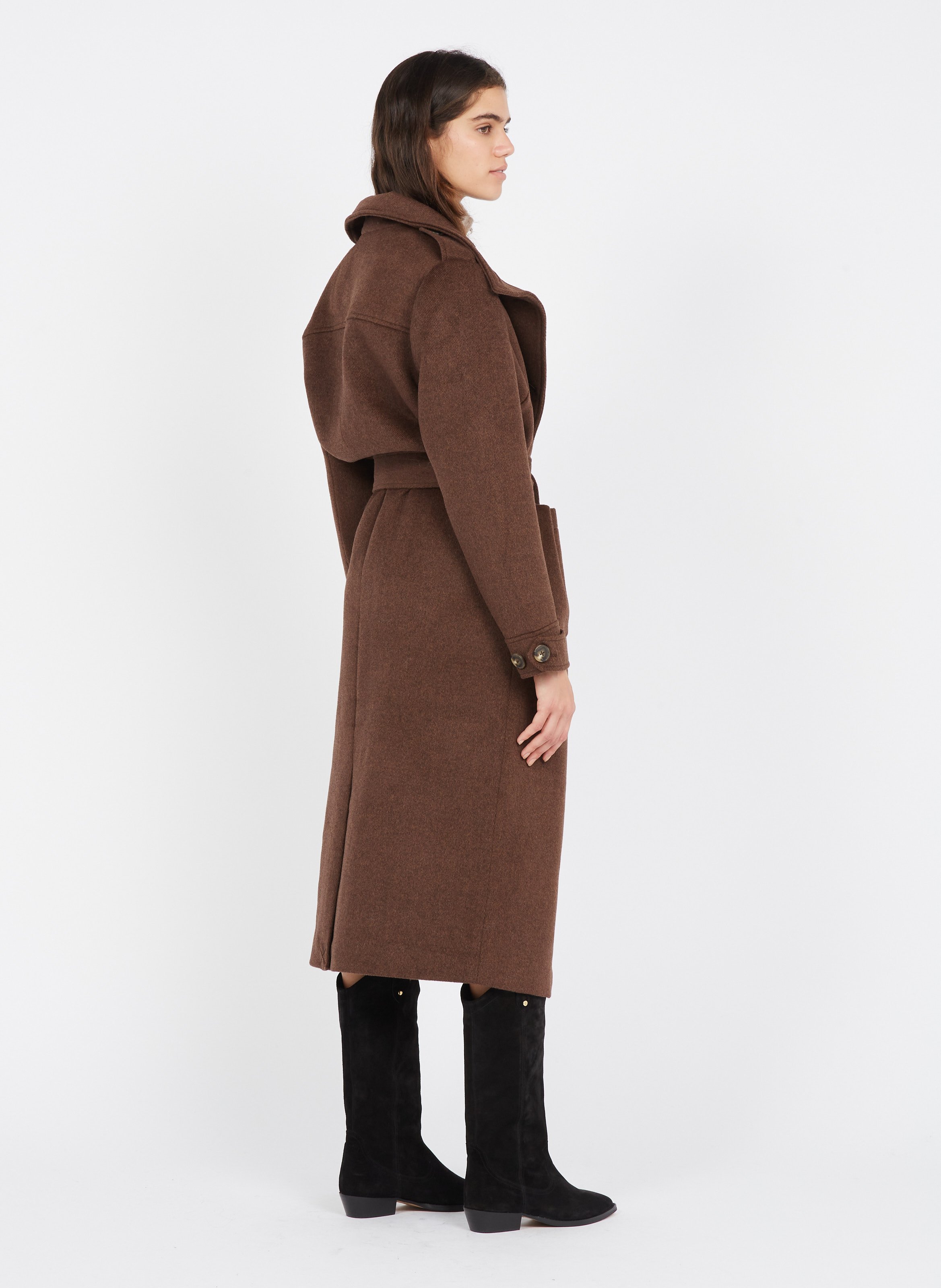 long neck coat