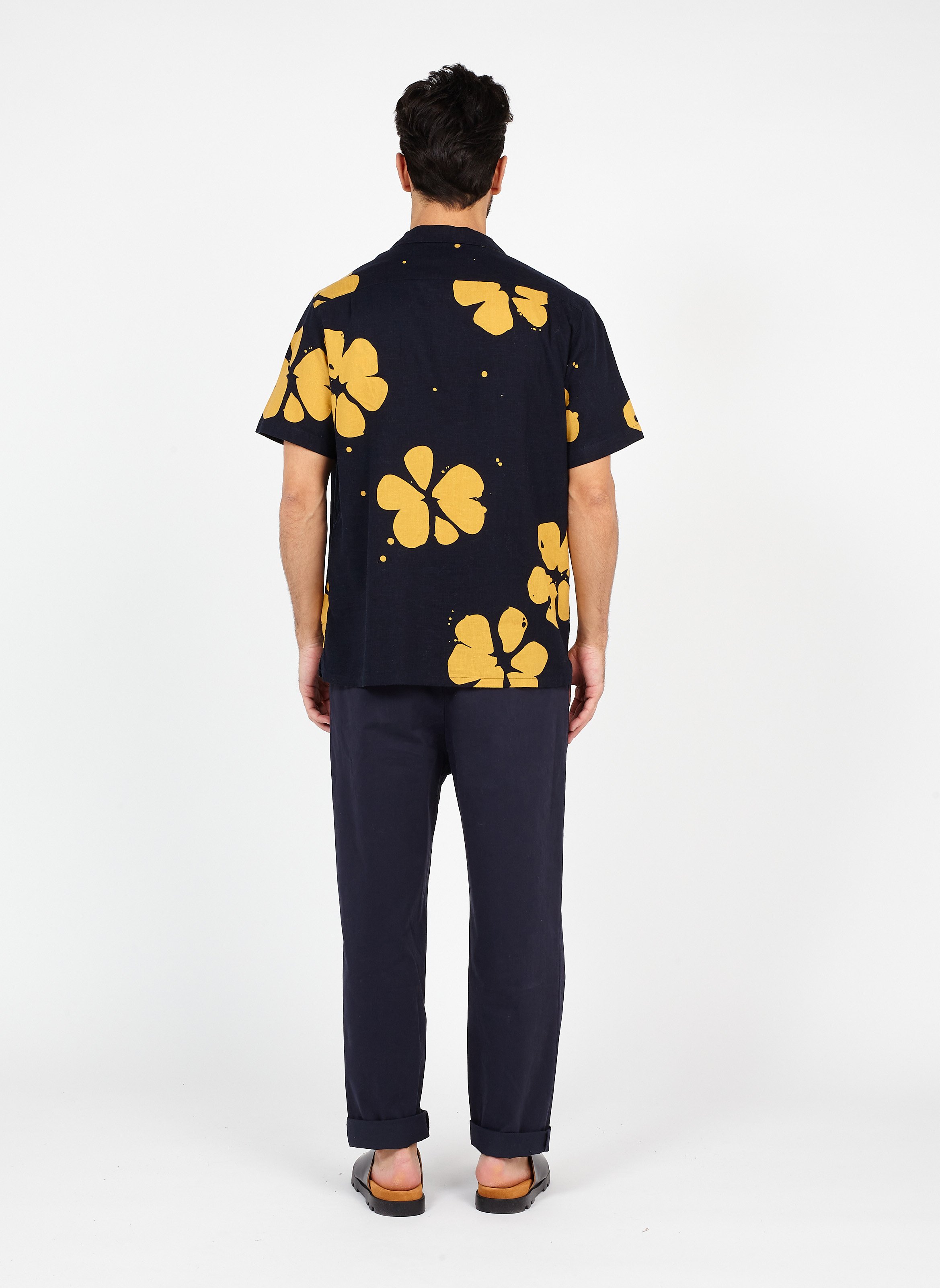 Sale Floral Print Regular Fit Linen 