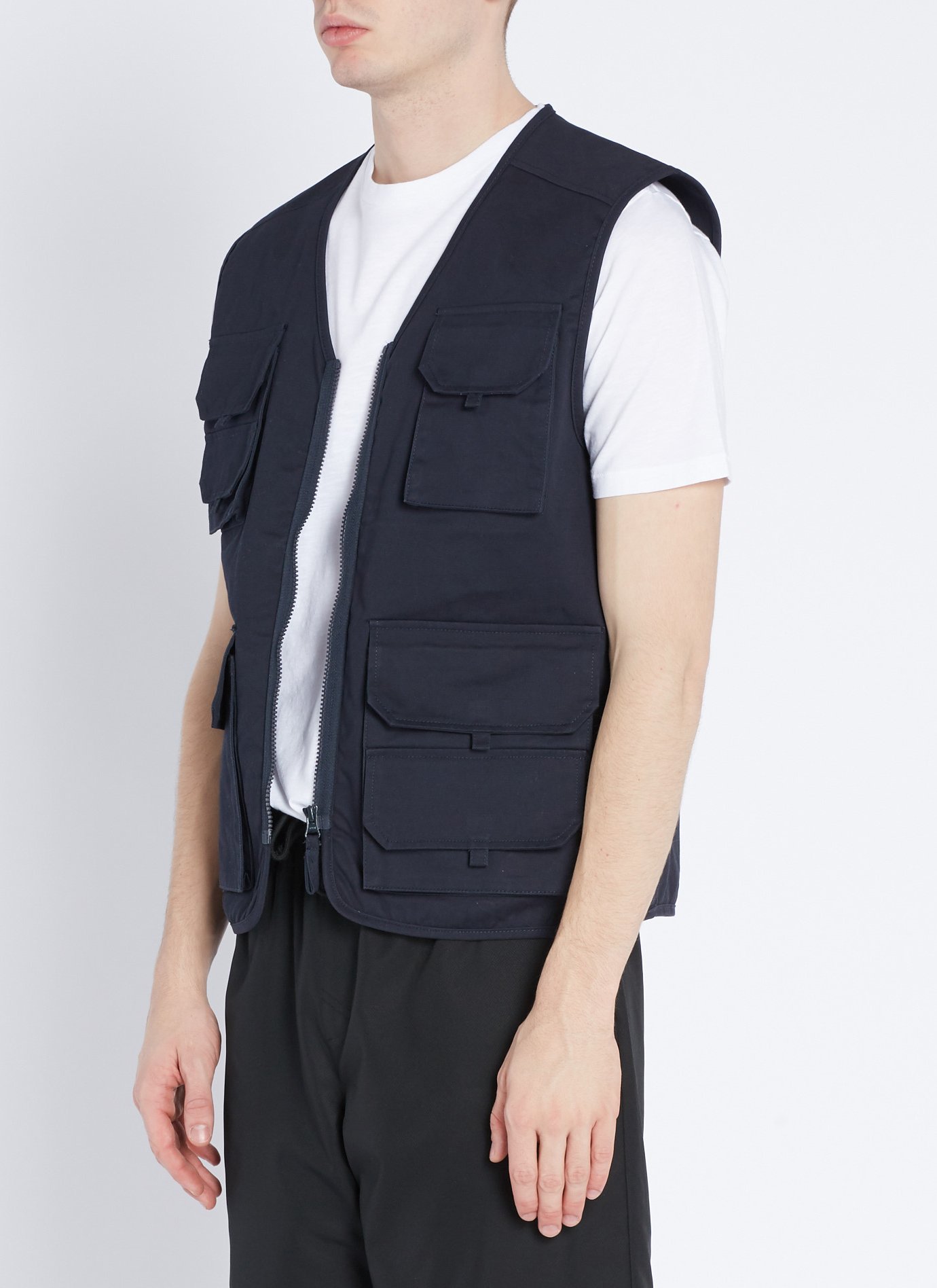 formal sleeveless jacket for men