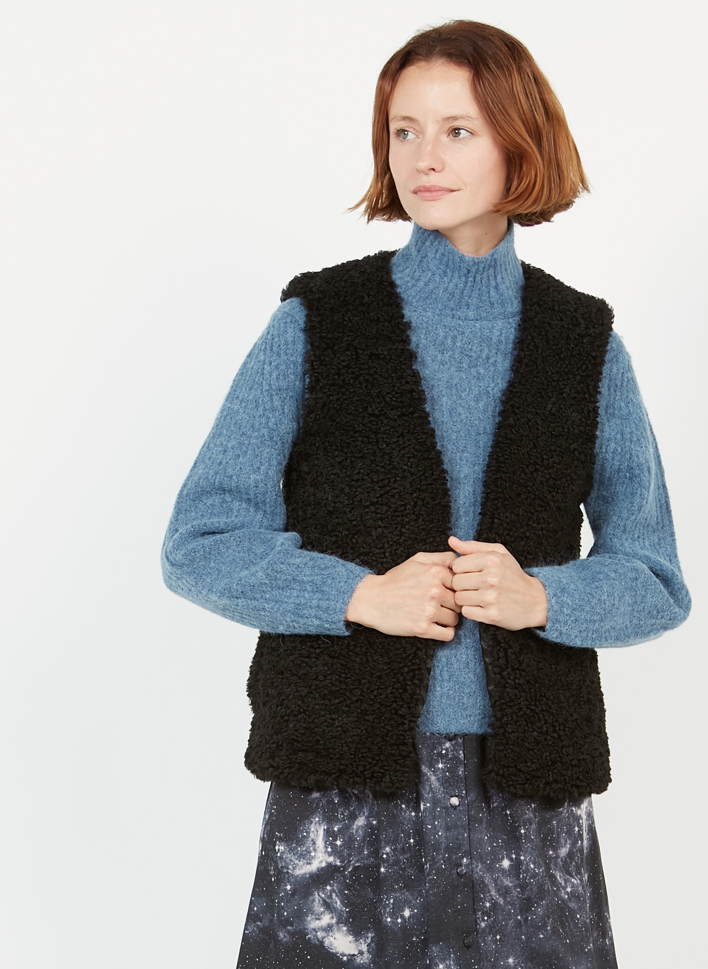 alpine studio fur coat