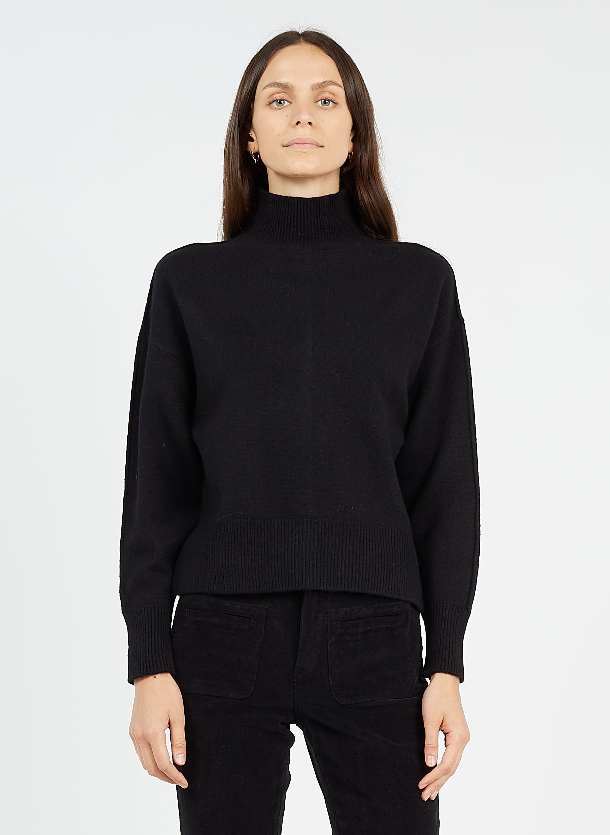 svart turtleneck