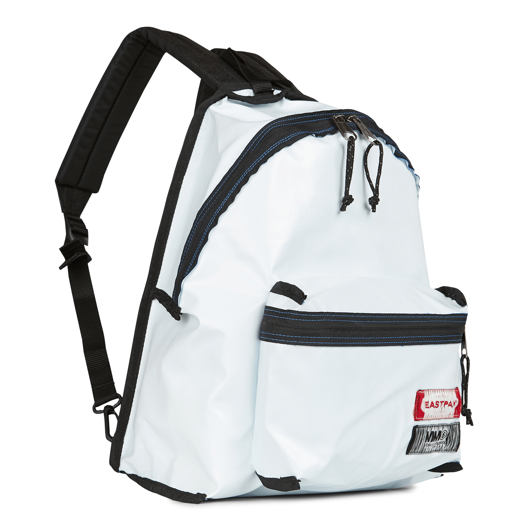 white eastpak backpack