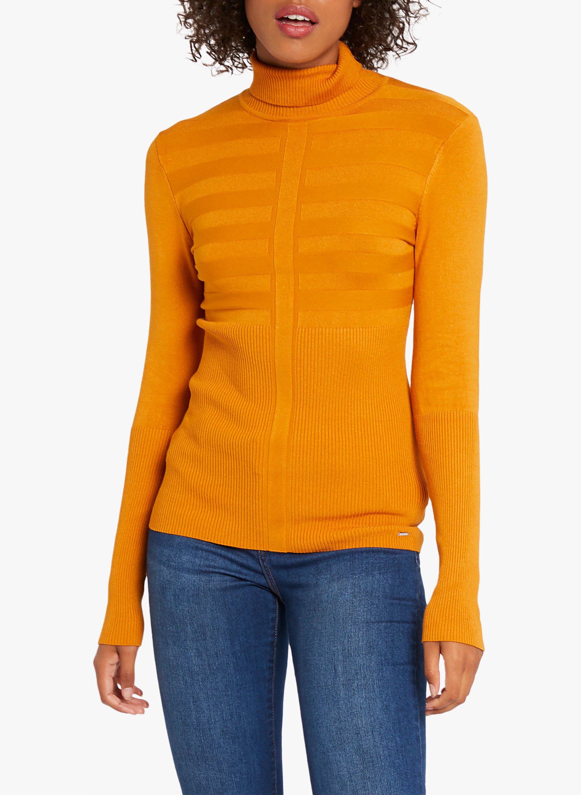 yellow turtleneck womens