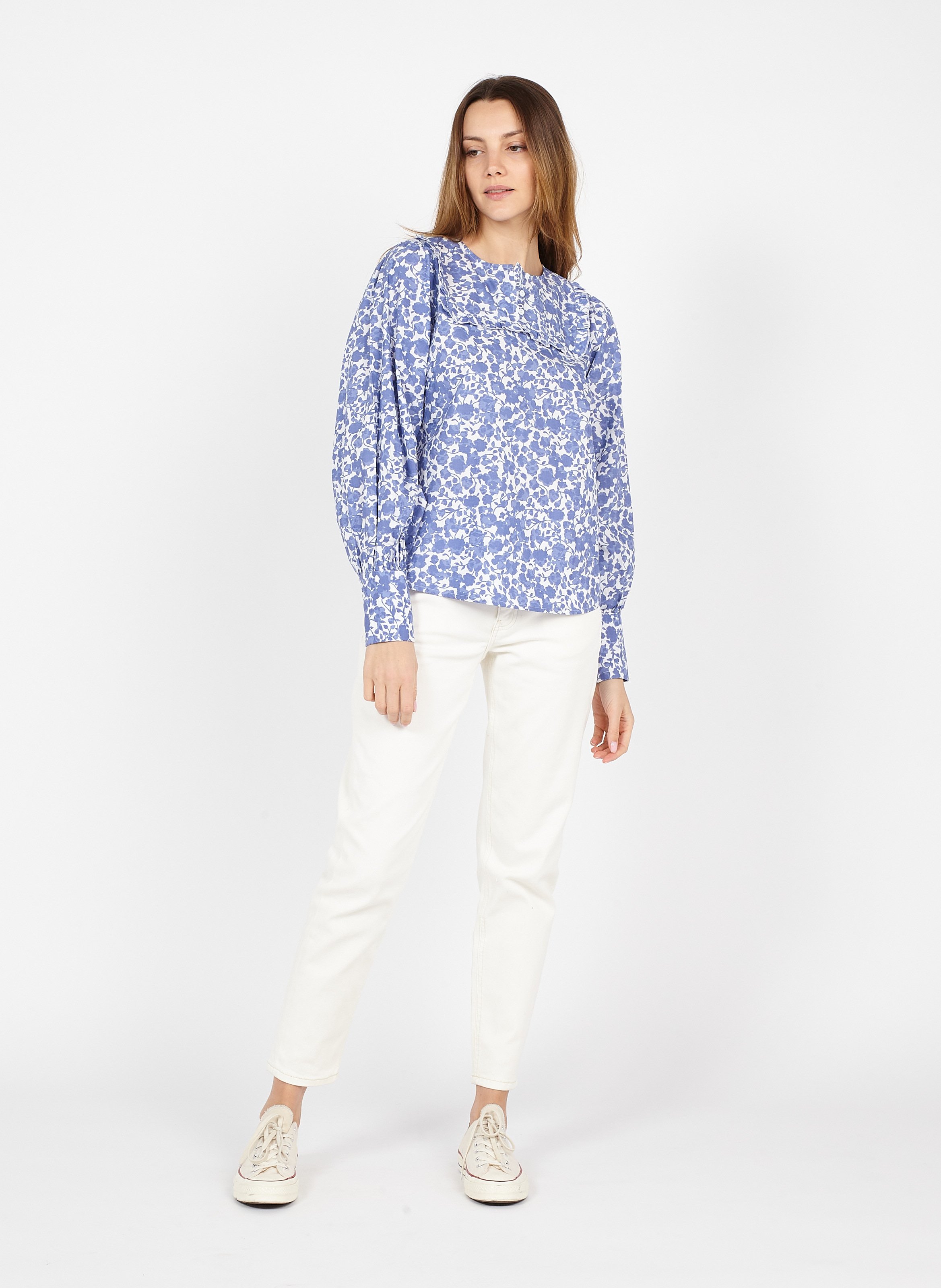 Straight Cotton-blend Mom Jeans Vanilla Ice Moss Copenhagen - Women | Place  des Tendances