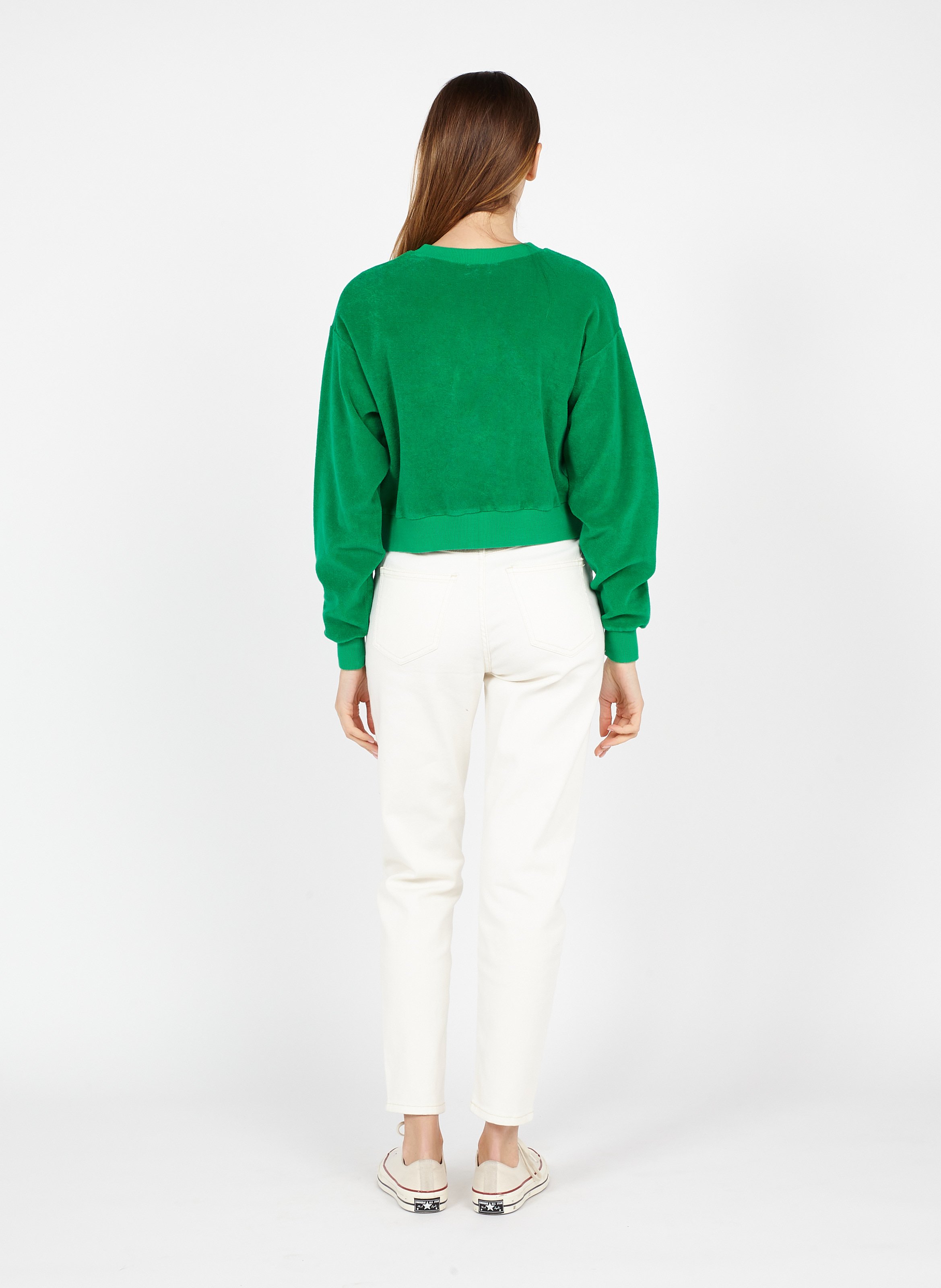 Straight Cotton-blend Mom Jeans Vanilla Ice Moss Copenhagen - Women | Place  des Tendances