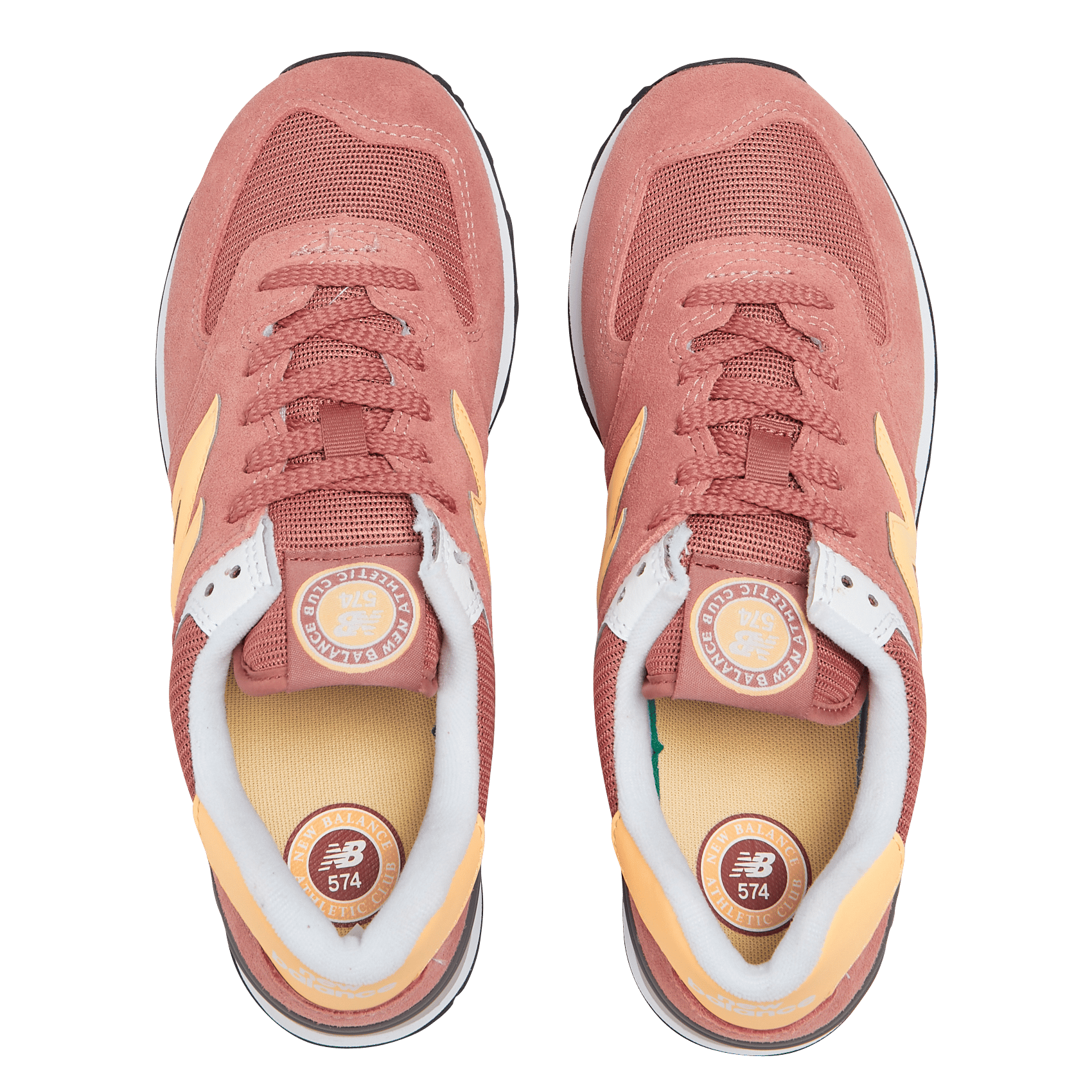 New Balance 574 Rose Water/Rain Cloud Suede - Trainers Shoes - Awesome Shoes