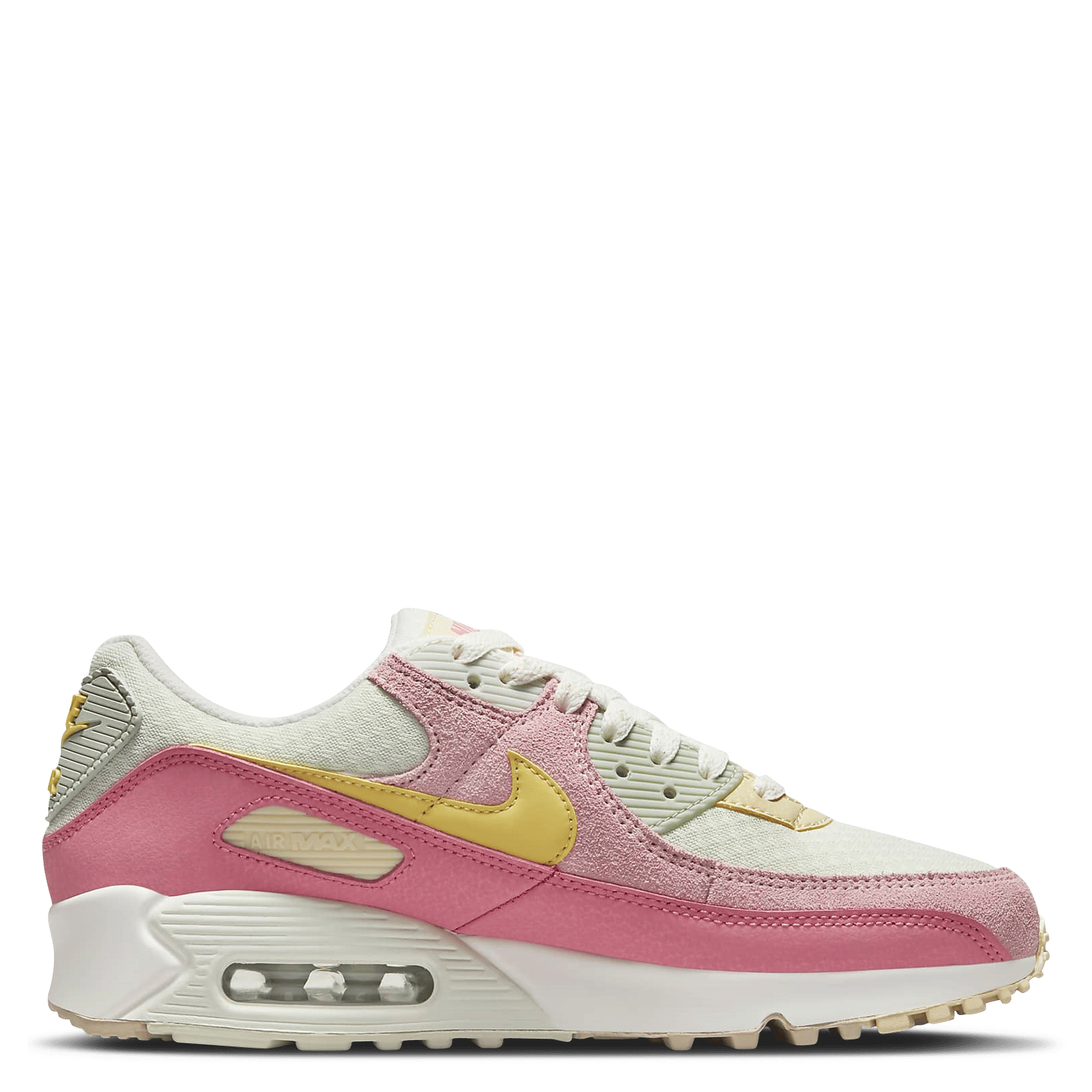 Sale Low-top Nike Air Max 90 Sneakers Sea Glass/saturn Gold-pink  Salt-seafoam Nike - Women | Place des Tendances