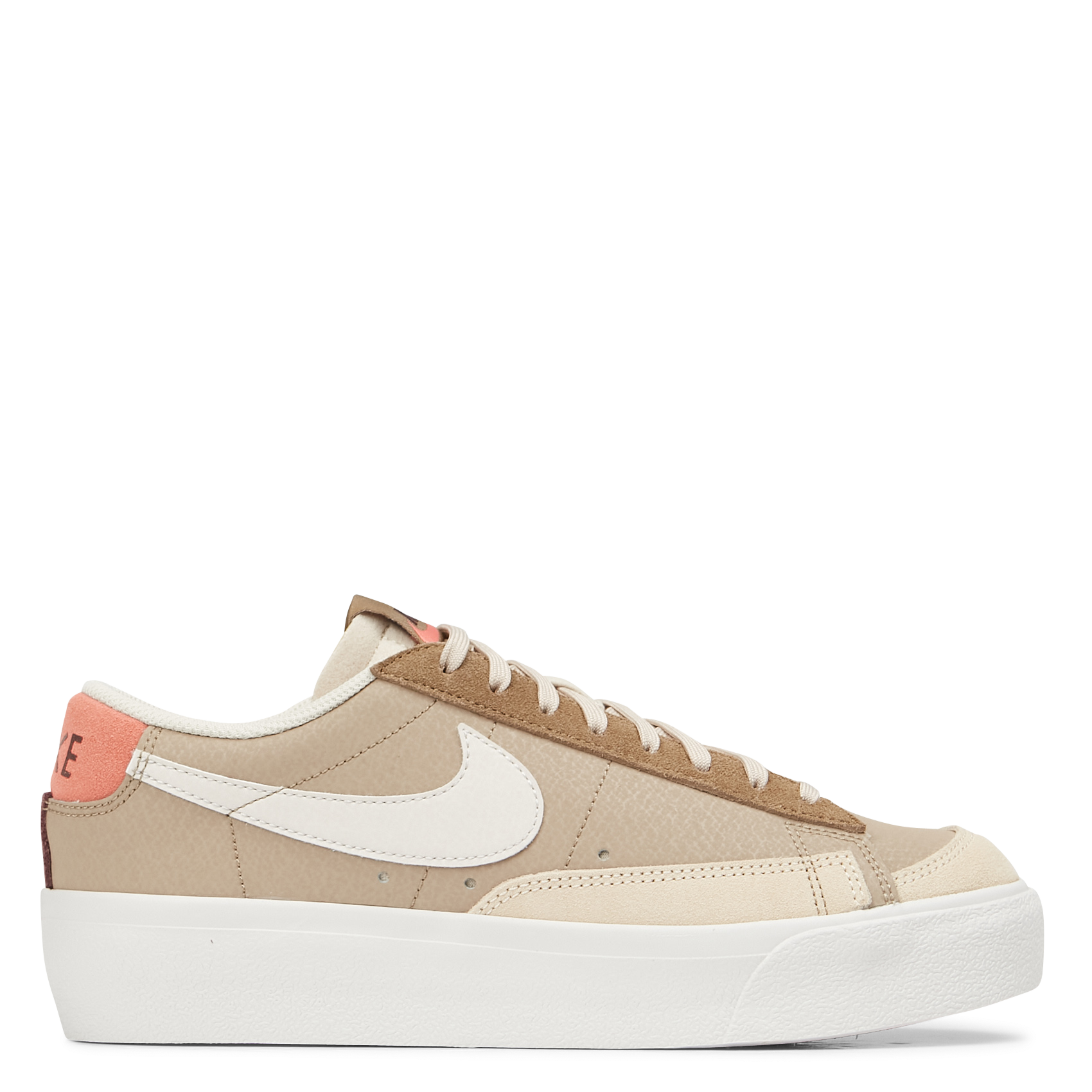 nike tan platform sneakers