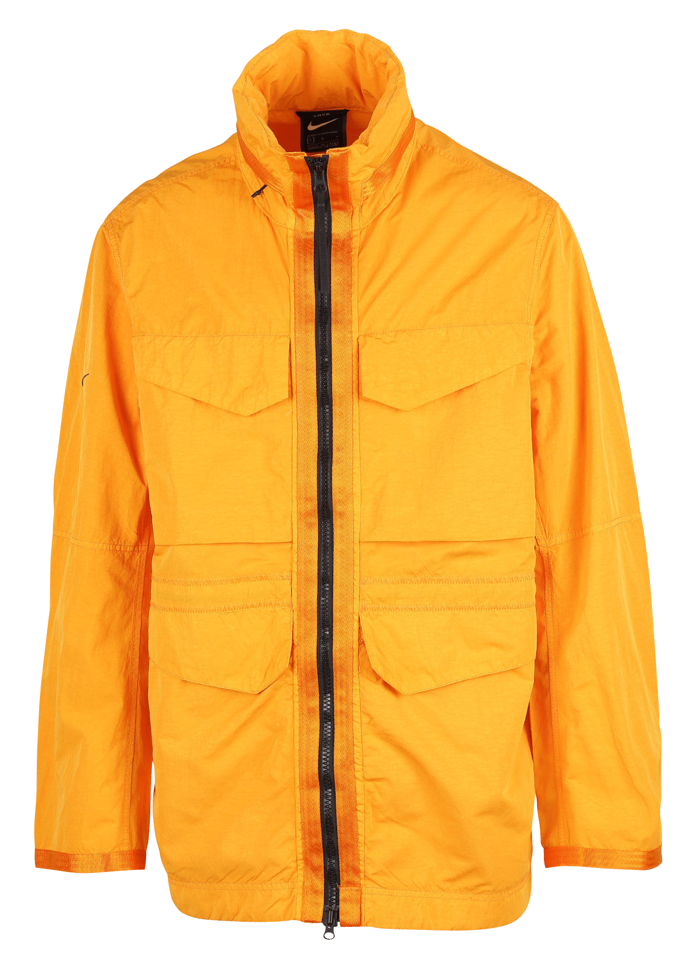 yellow nylon jacket