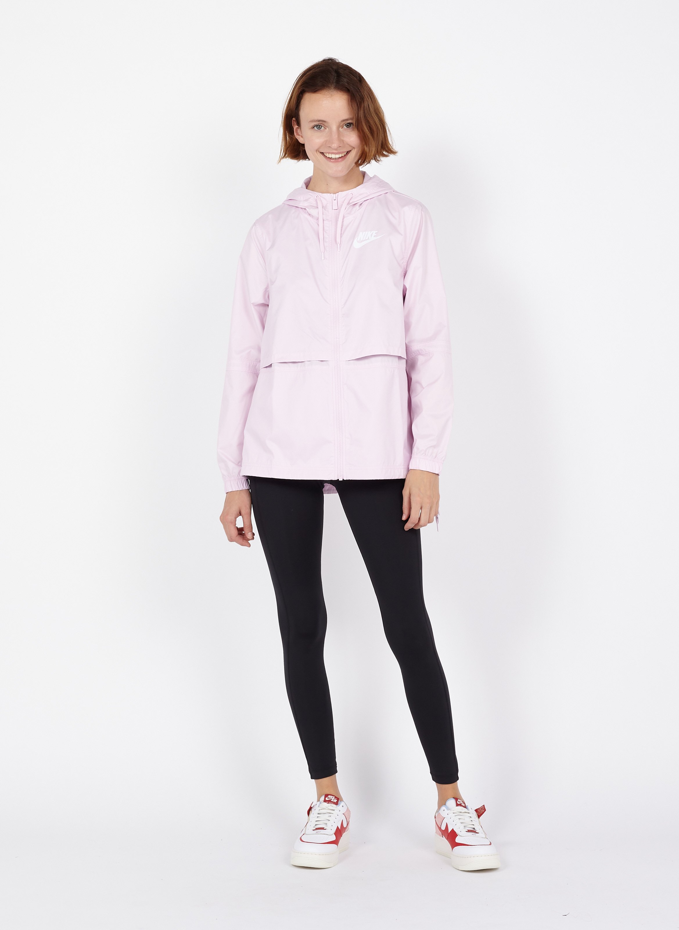 pink nike track jacket