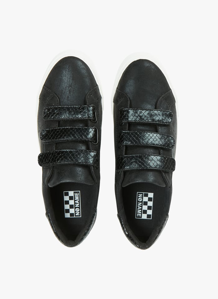 Black Low top Velcro sneakers