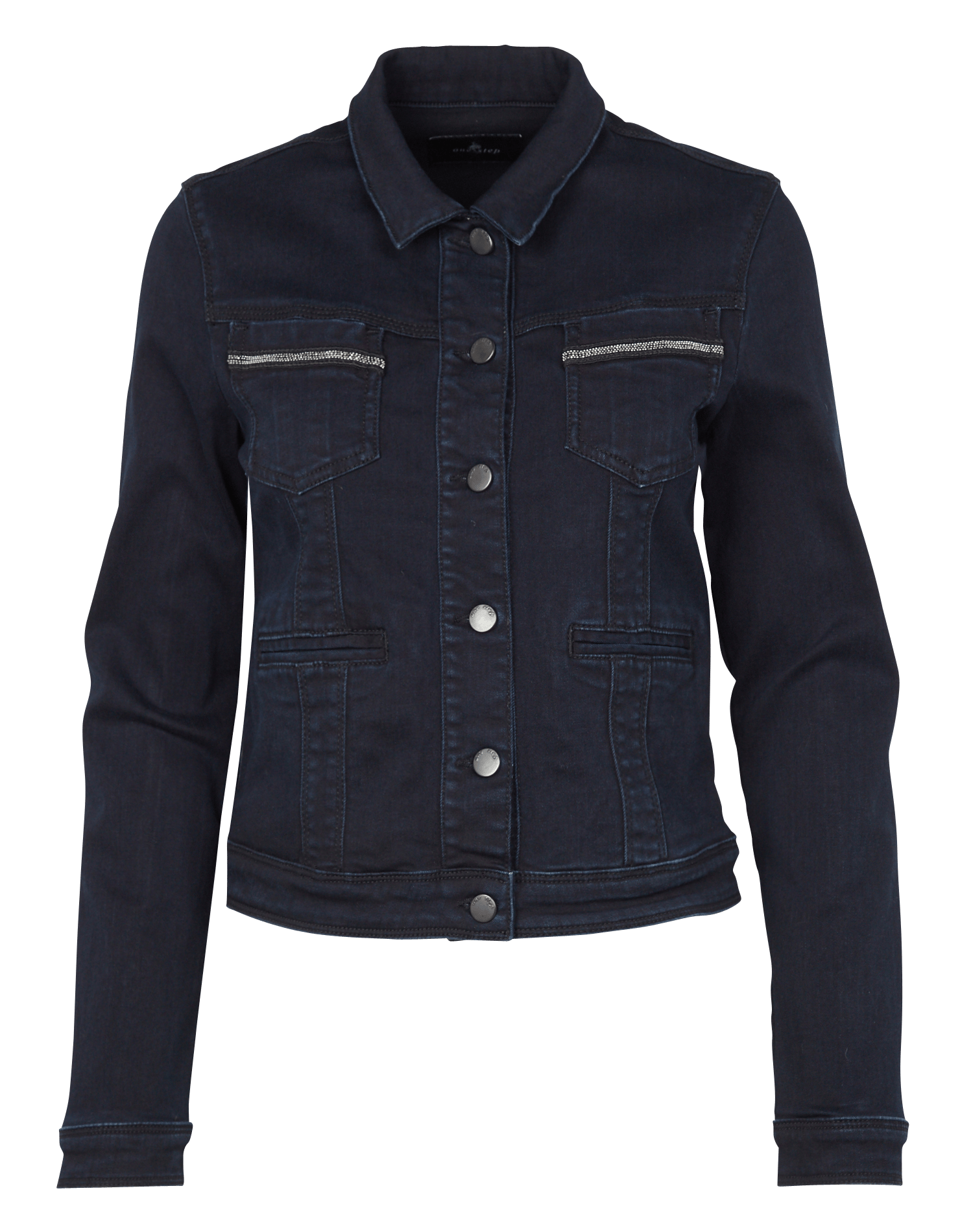 blue black denim jacket