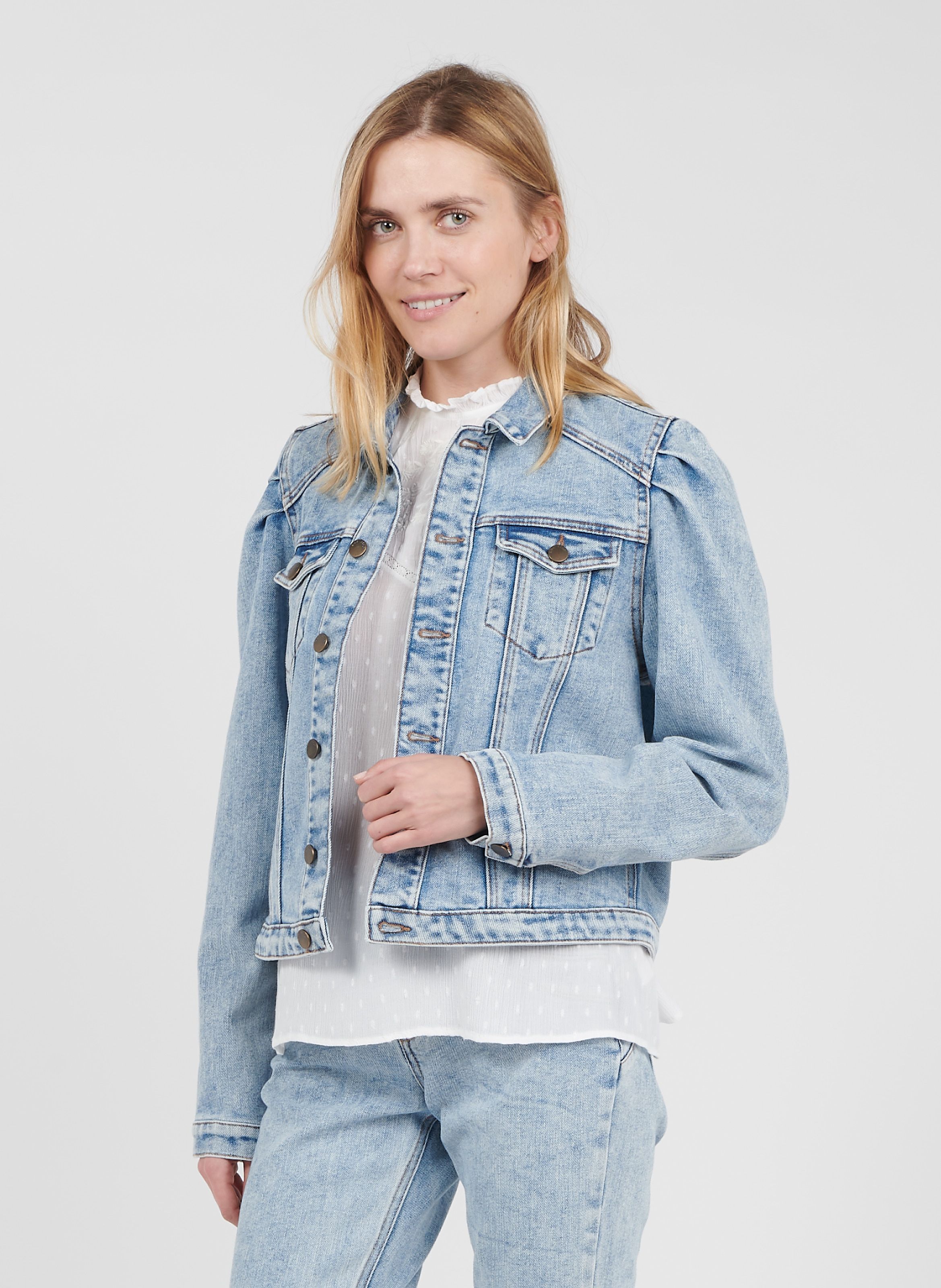 allsaints mila denim jacket