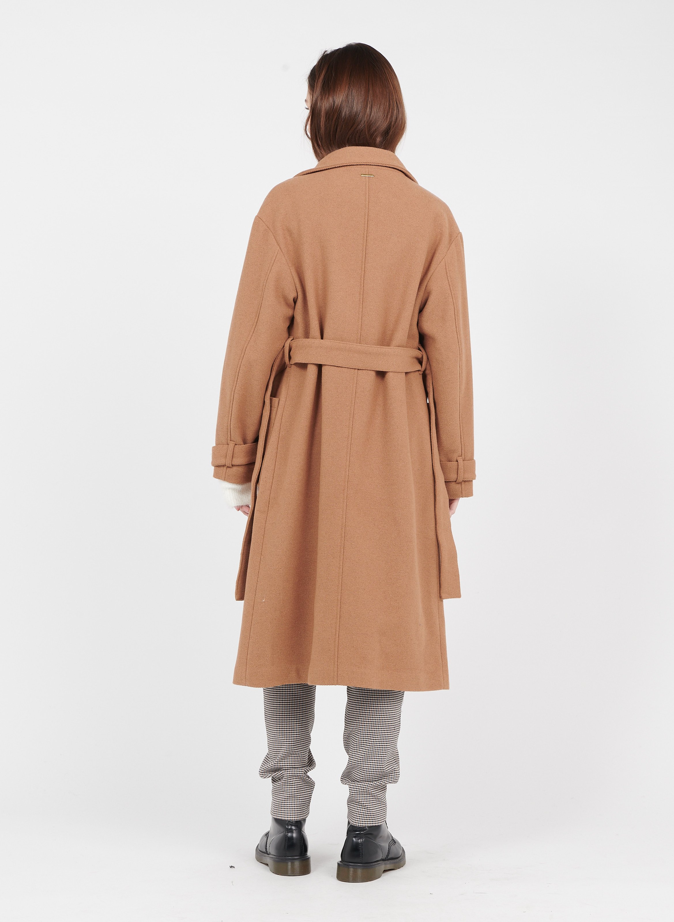 wool polyester blend coat