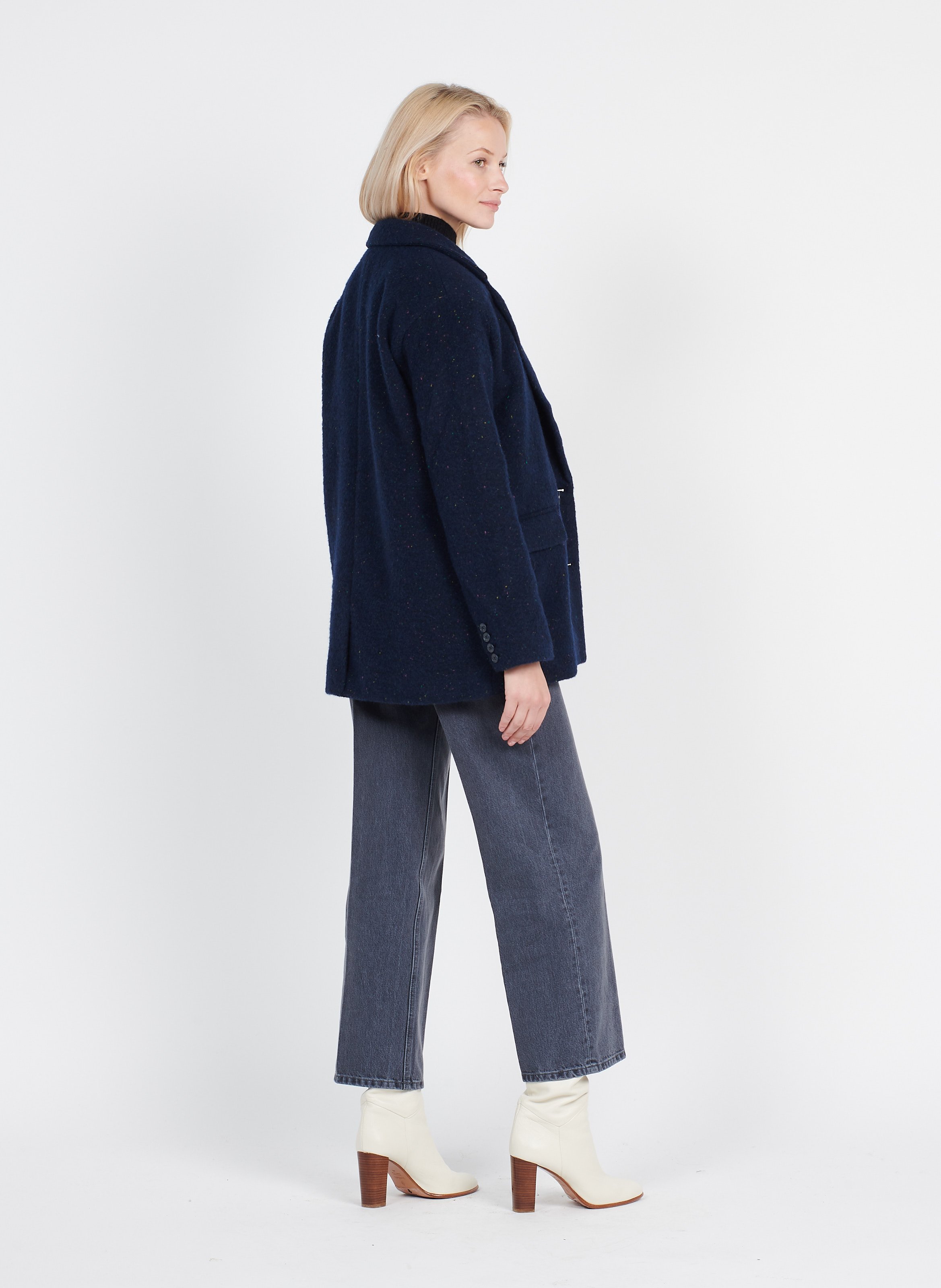 Straightleg Cotton Jeans Light Grey Lab Dip Women Place des Tendances