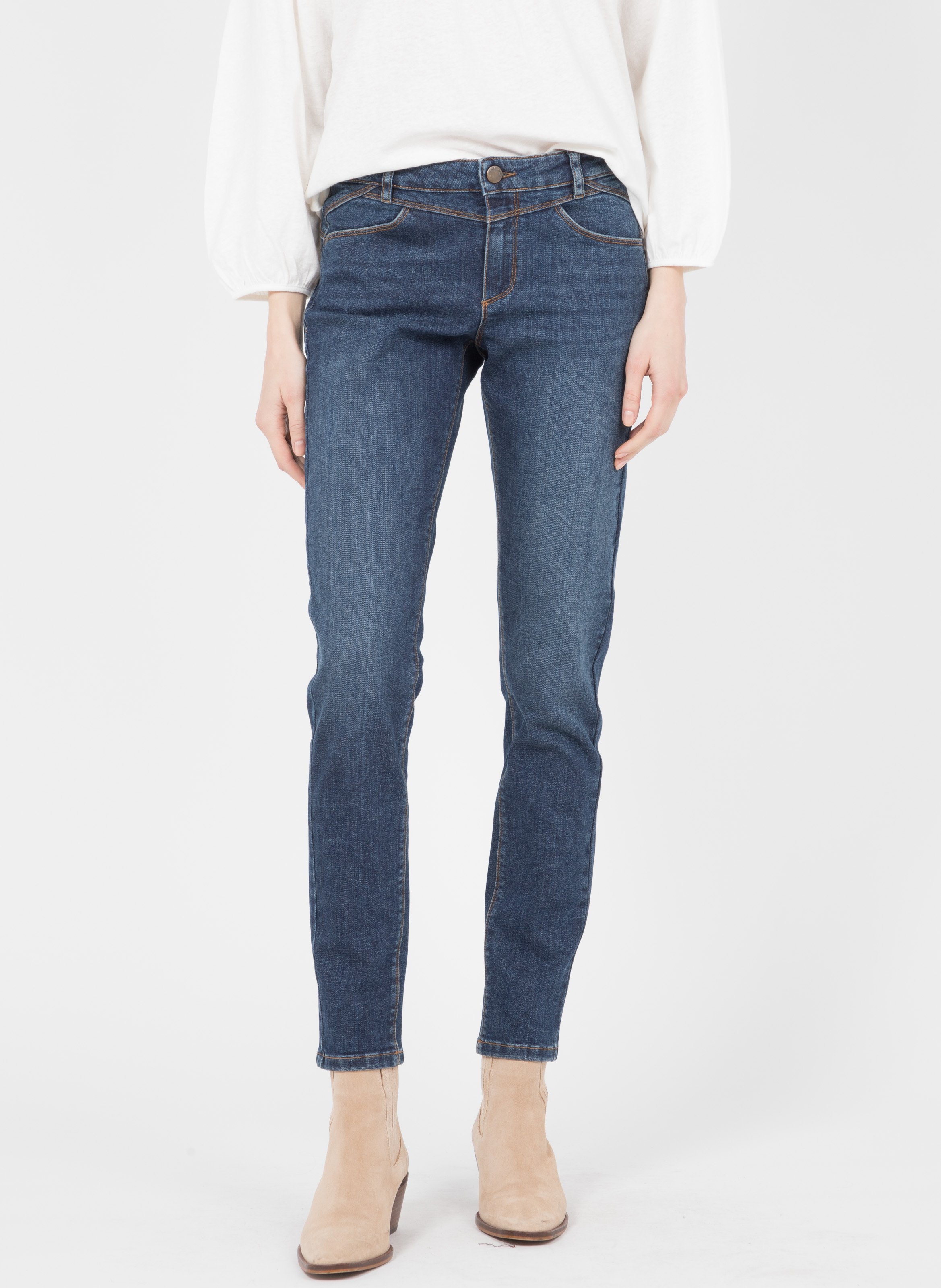 Sale Skinny Jeans Bleu Medium One Step 