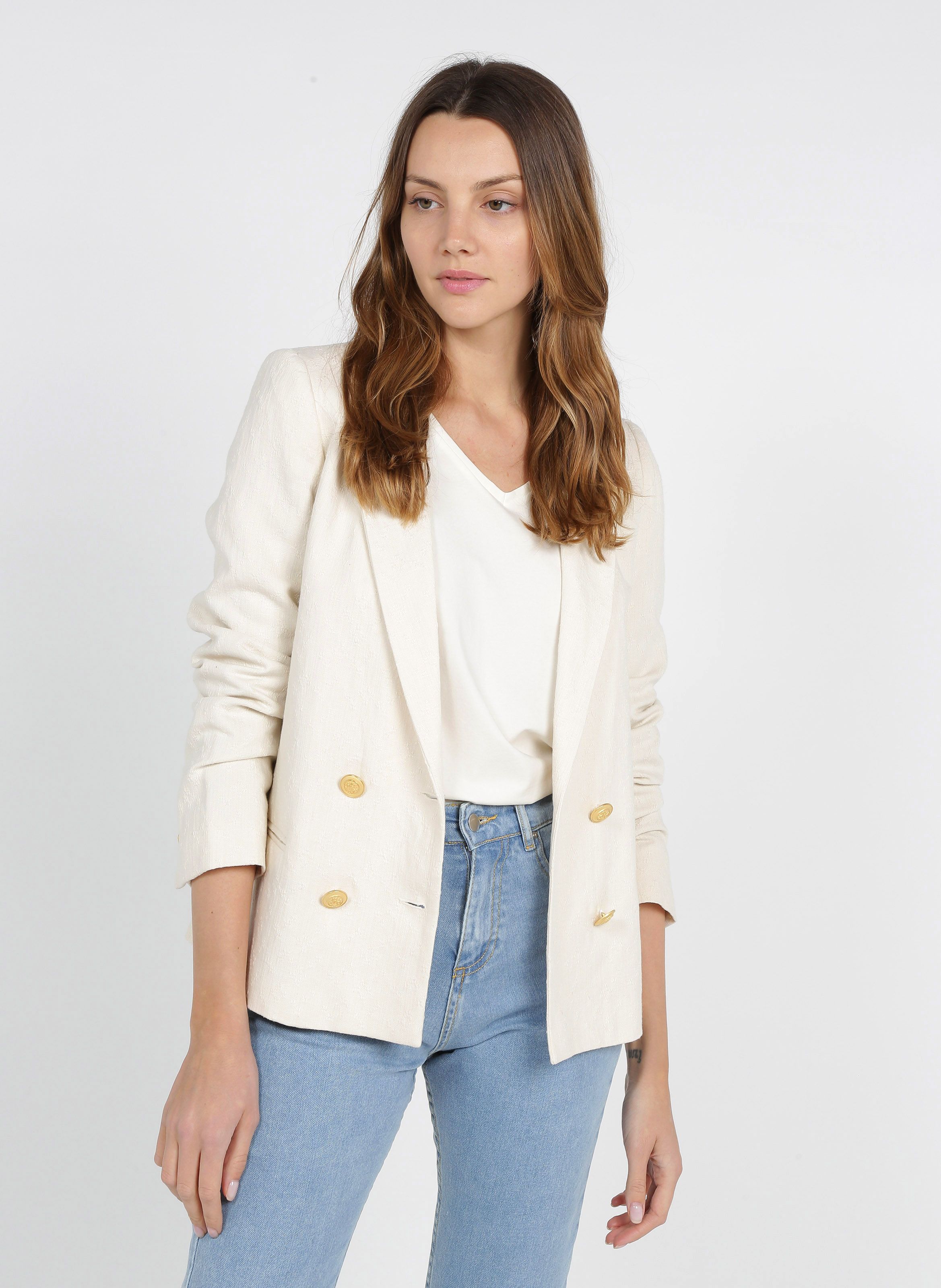 petite wool blazer