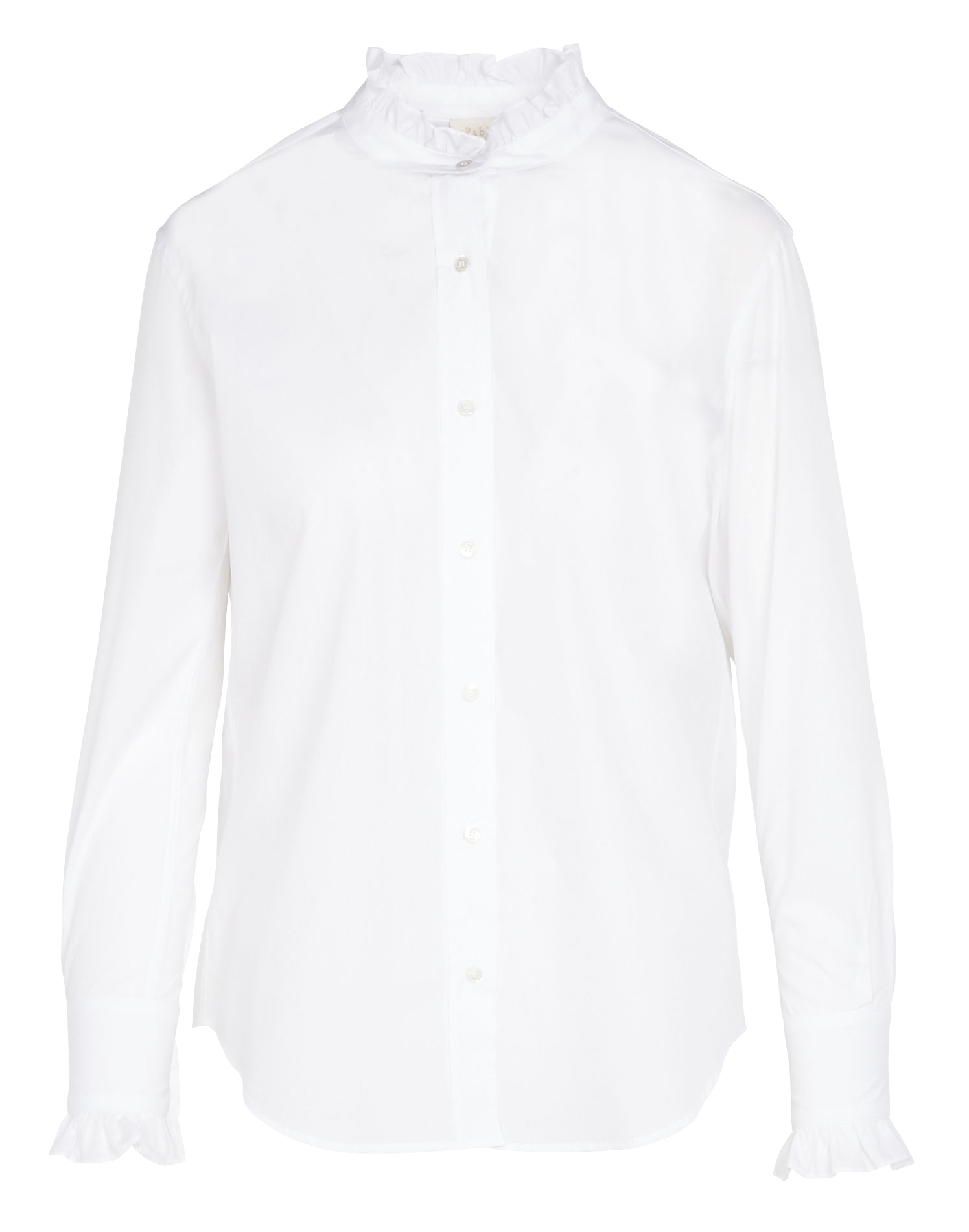 Sale Cotton Shirt With Victorian Collar 