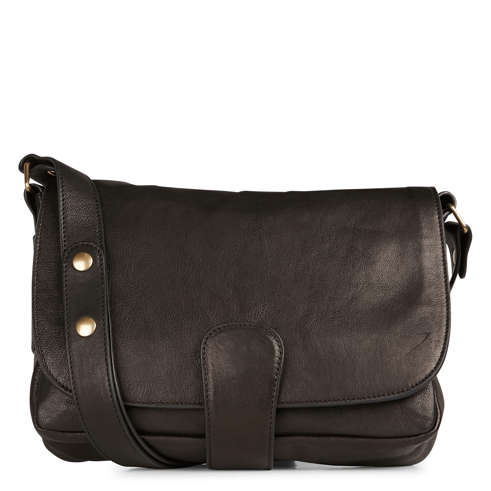 Leather Handbag Black Pablo Women Place des Tendances