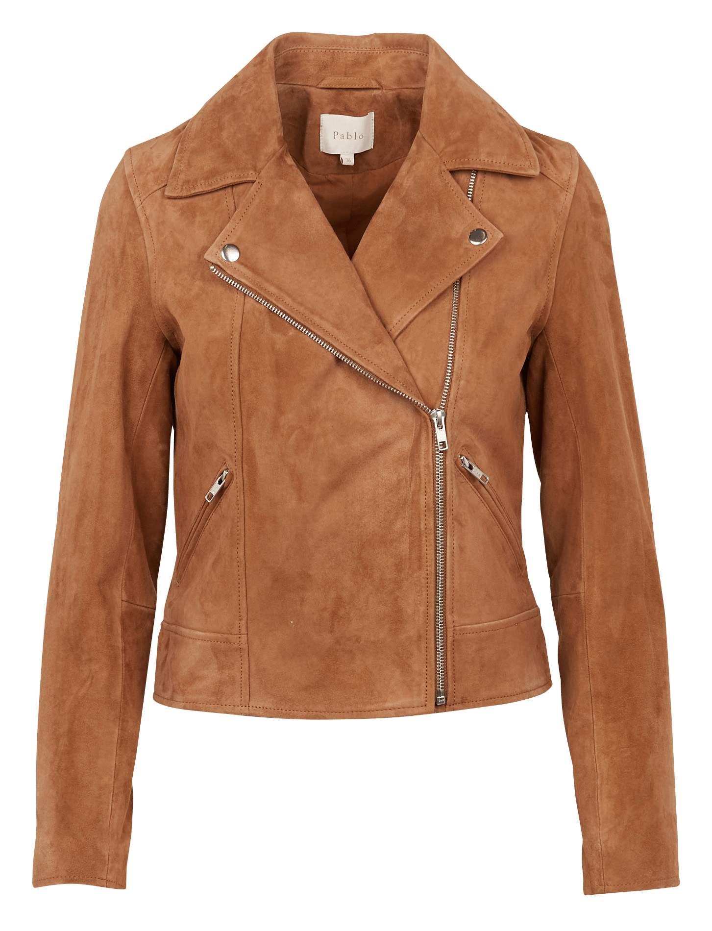 caramel brown leather jacket